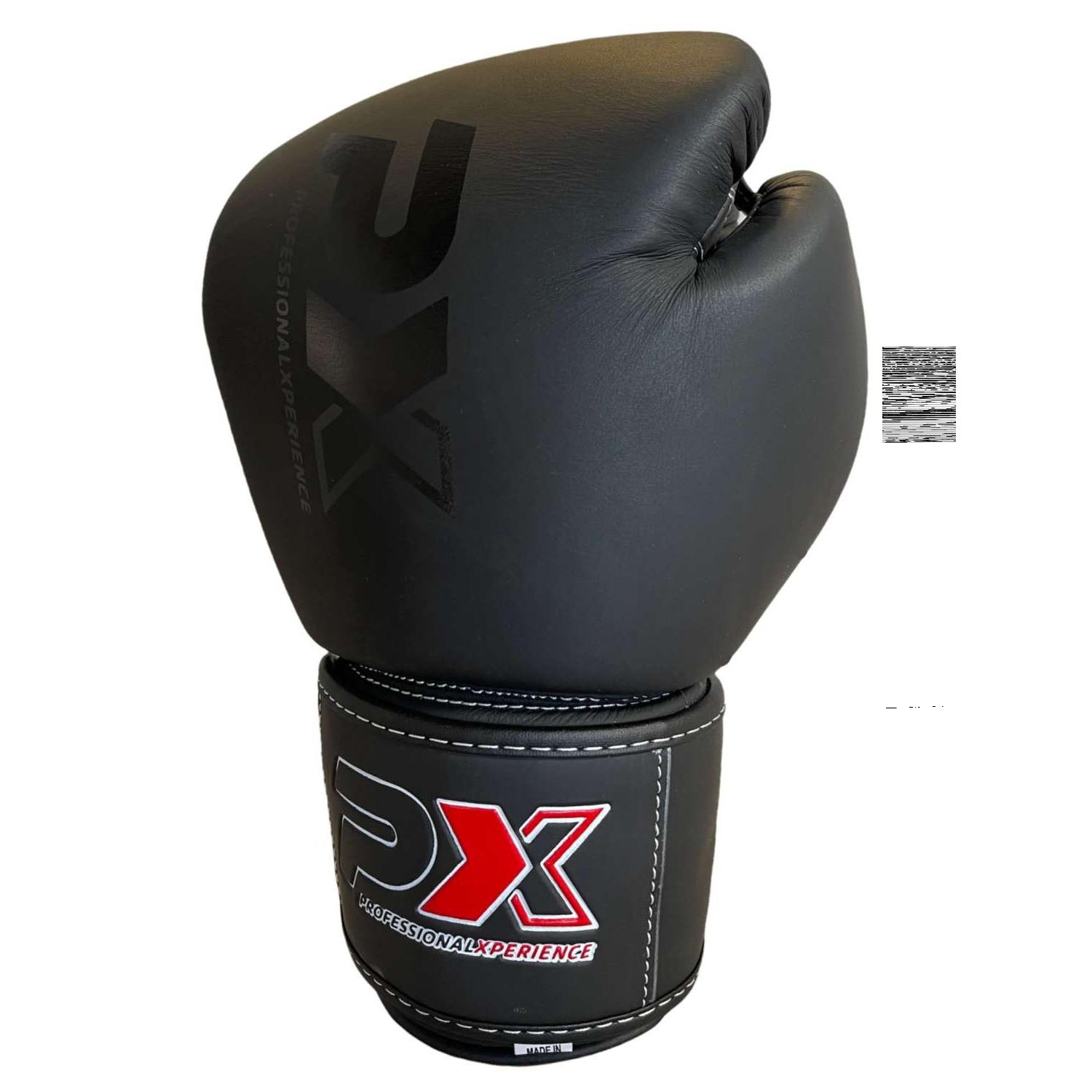 PX Boxhandschuhe, Contest, schwarz, 14 Oz