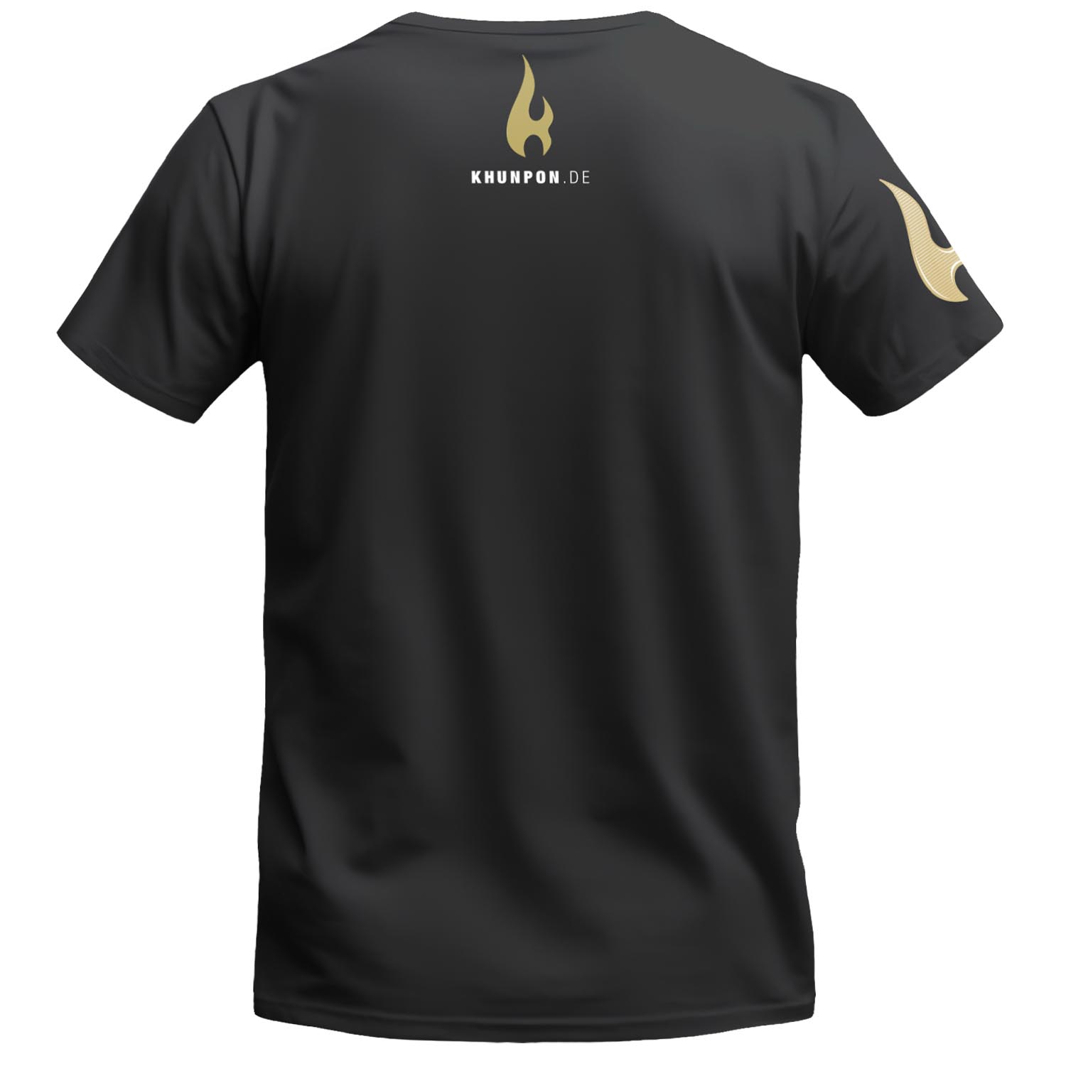 KHUN PON T-Shirt, Logo, schwarz, M