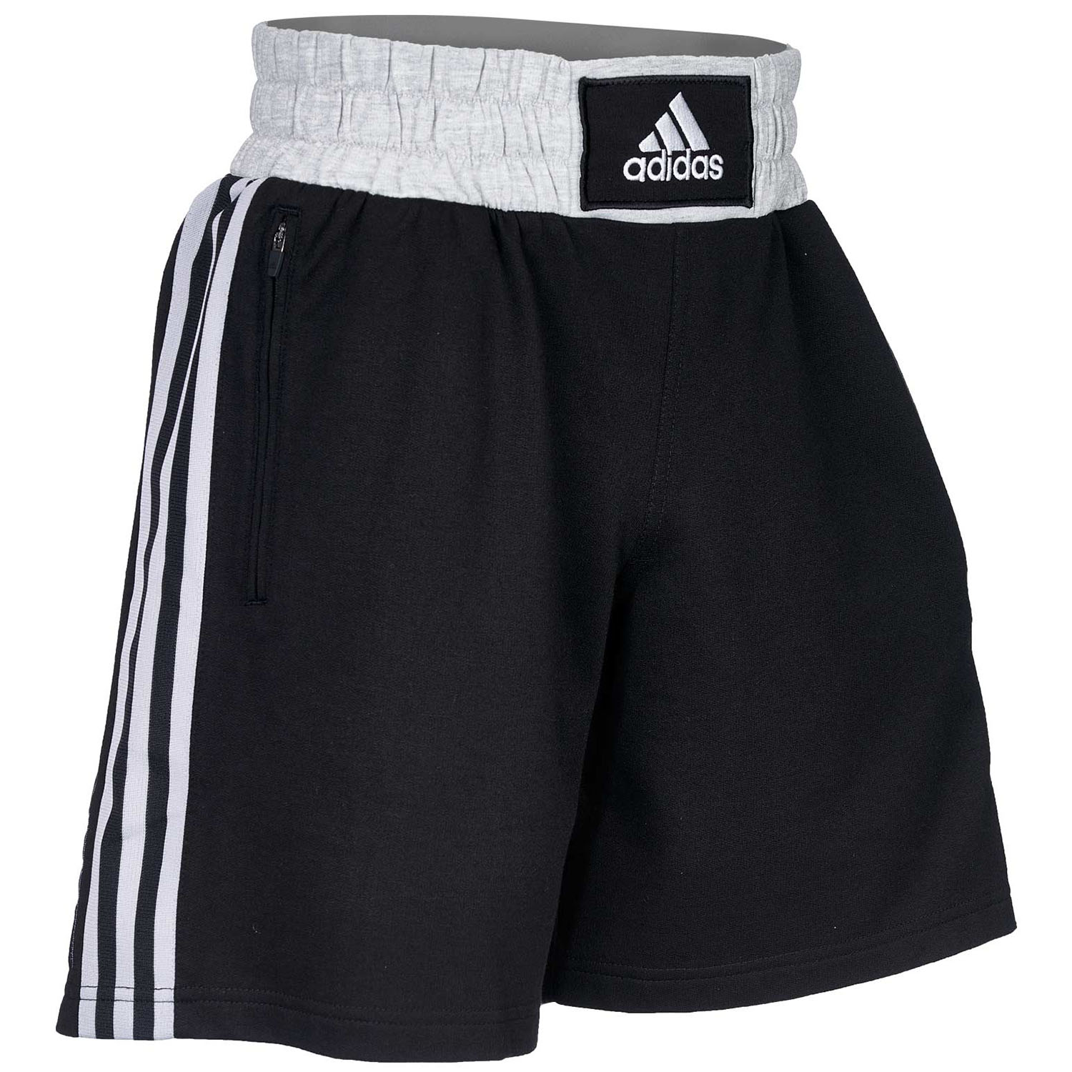 adidas Fitness Shorts, Boxwear Traditional, black-white, XXL