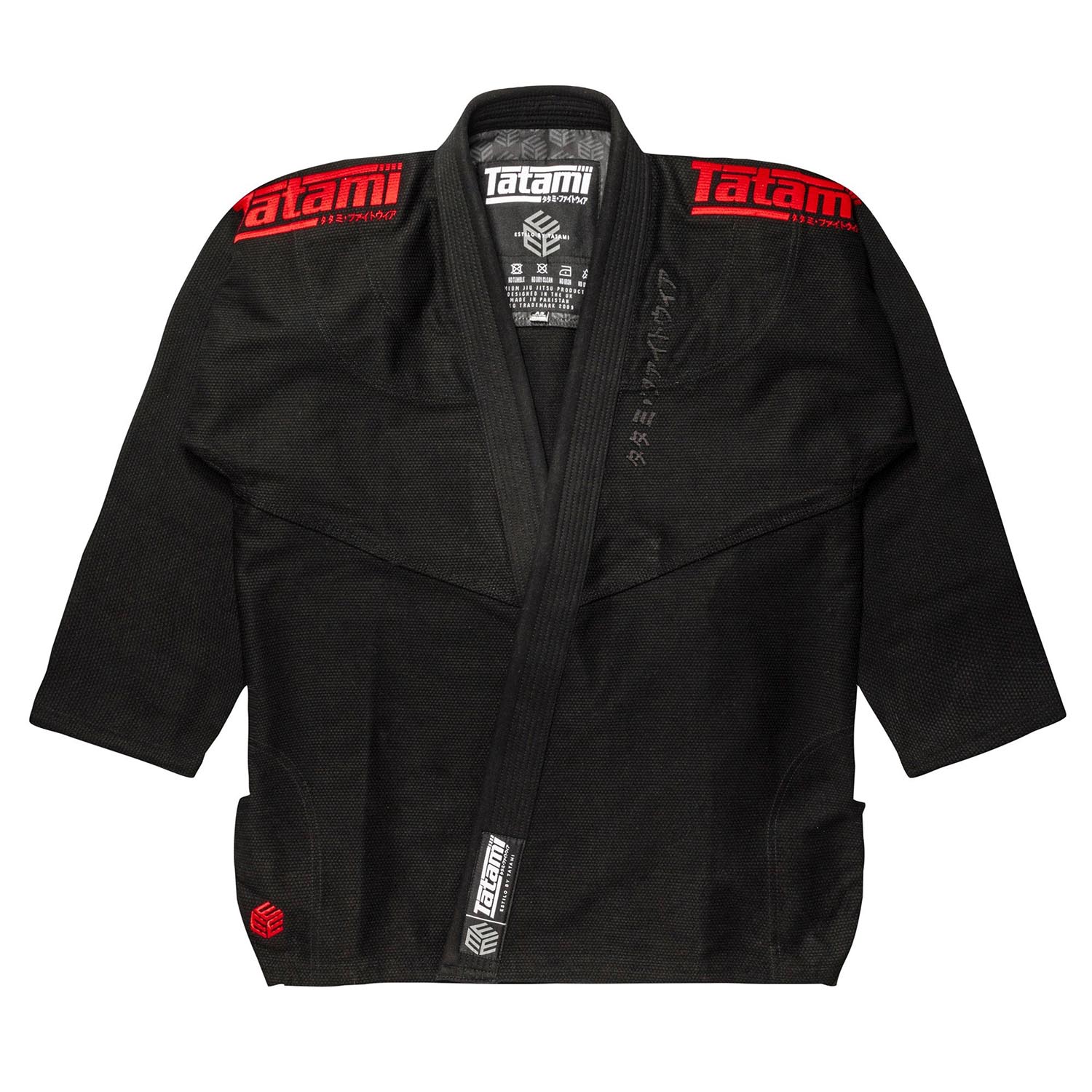 Tatami BJJ GI, Estilo Black Label, black-red, A1