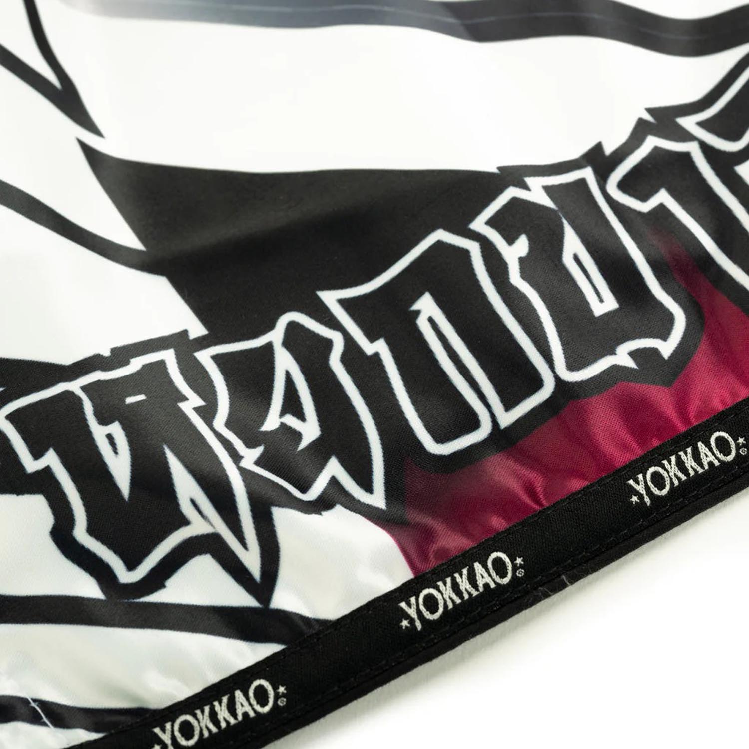 YOKKAO Muay Thai Shorts, Power, white, XXL