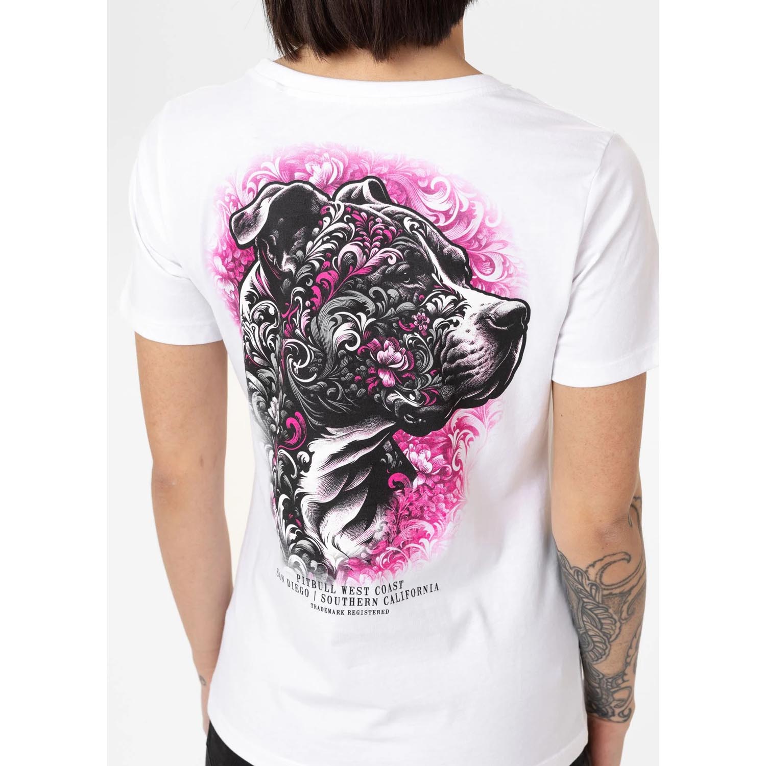 Pit Bull West Coast T-Shirt, Women, Tattoo, black, XL