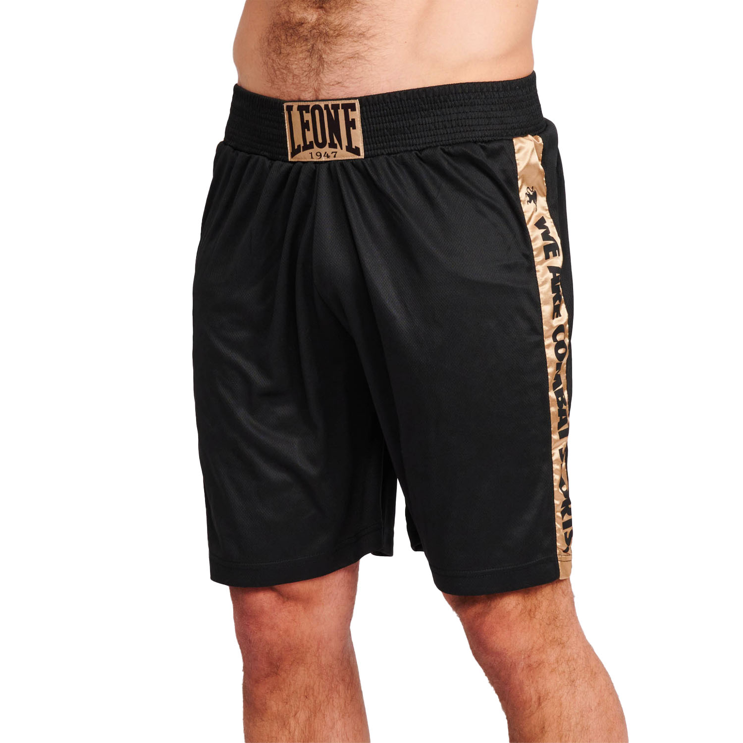 LEONE Box Pants, DNA, AB230, black-gold, S