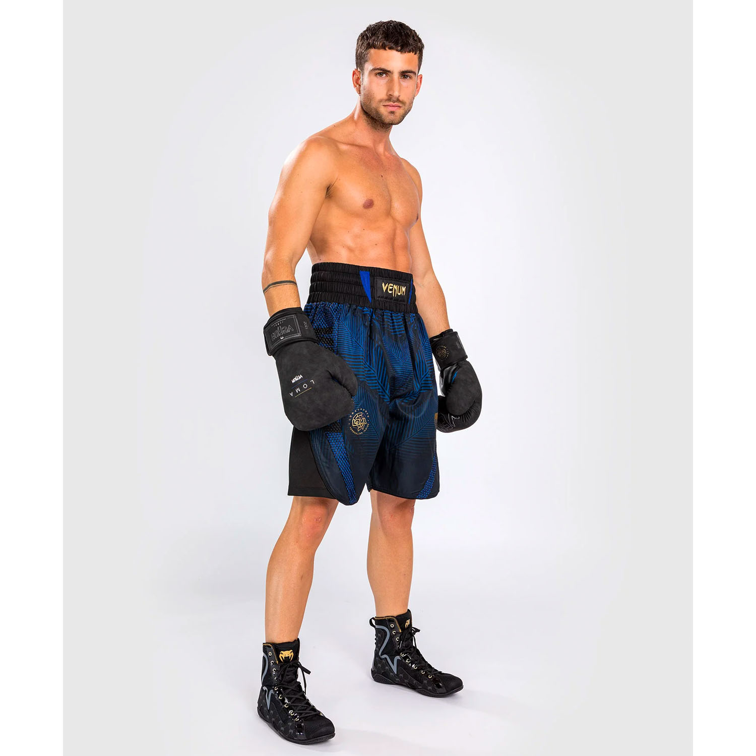 VENUM Boxhosen, Phantom Loma, schwarz-blau, XS