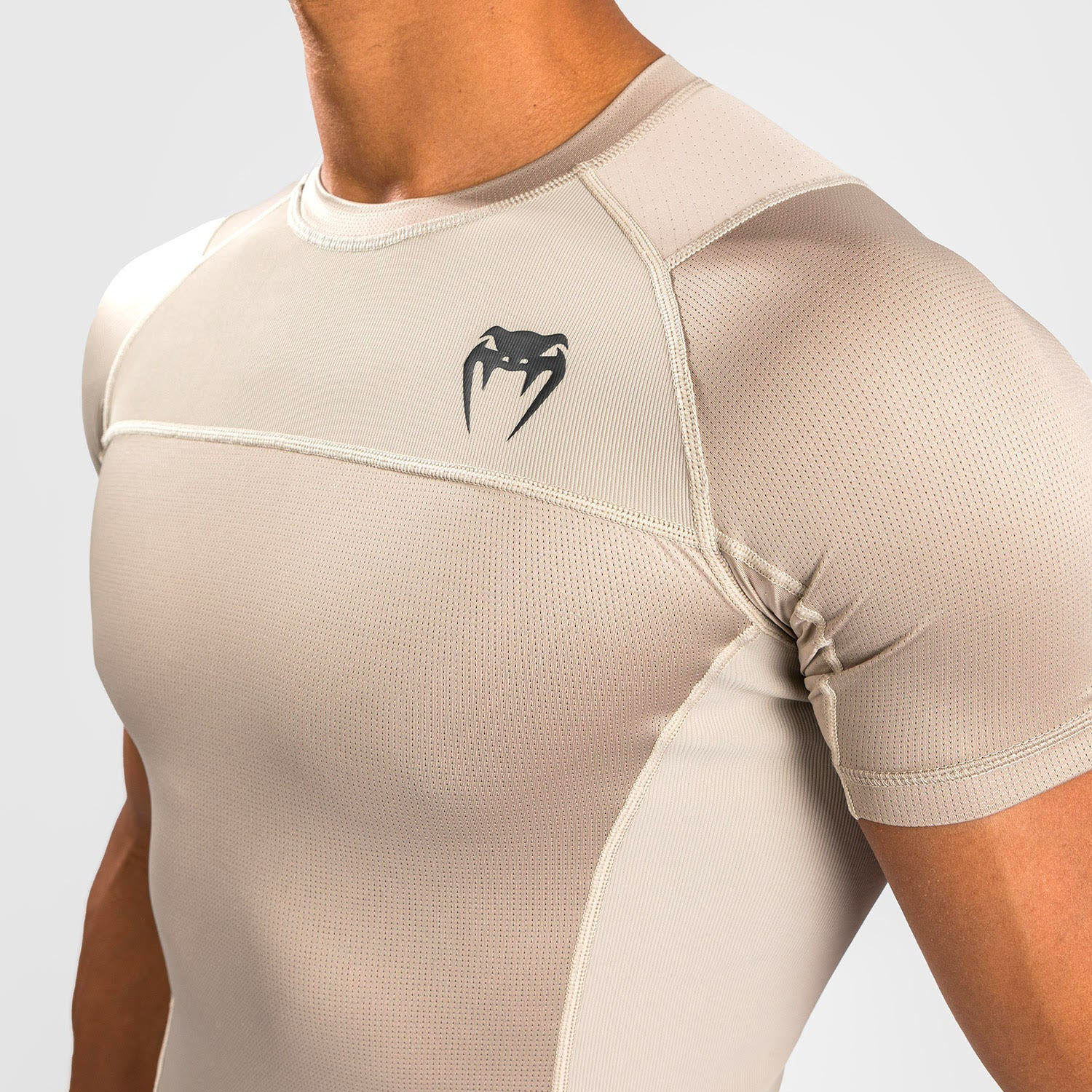 VENUM Rashguard, S/S, G-Fit Air, sand, XXL