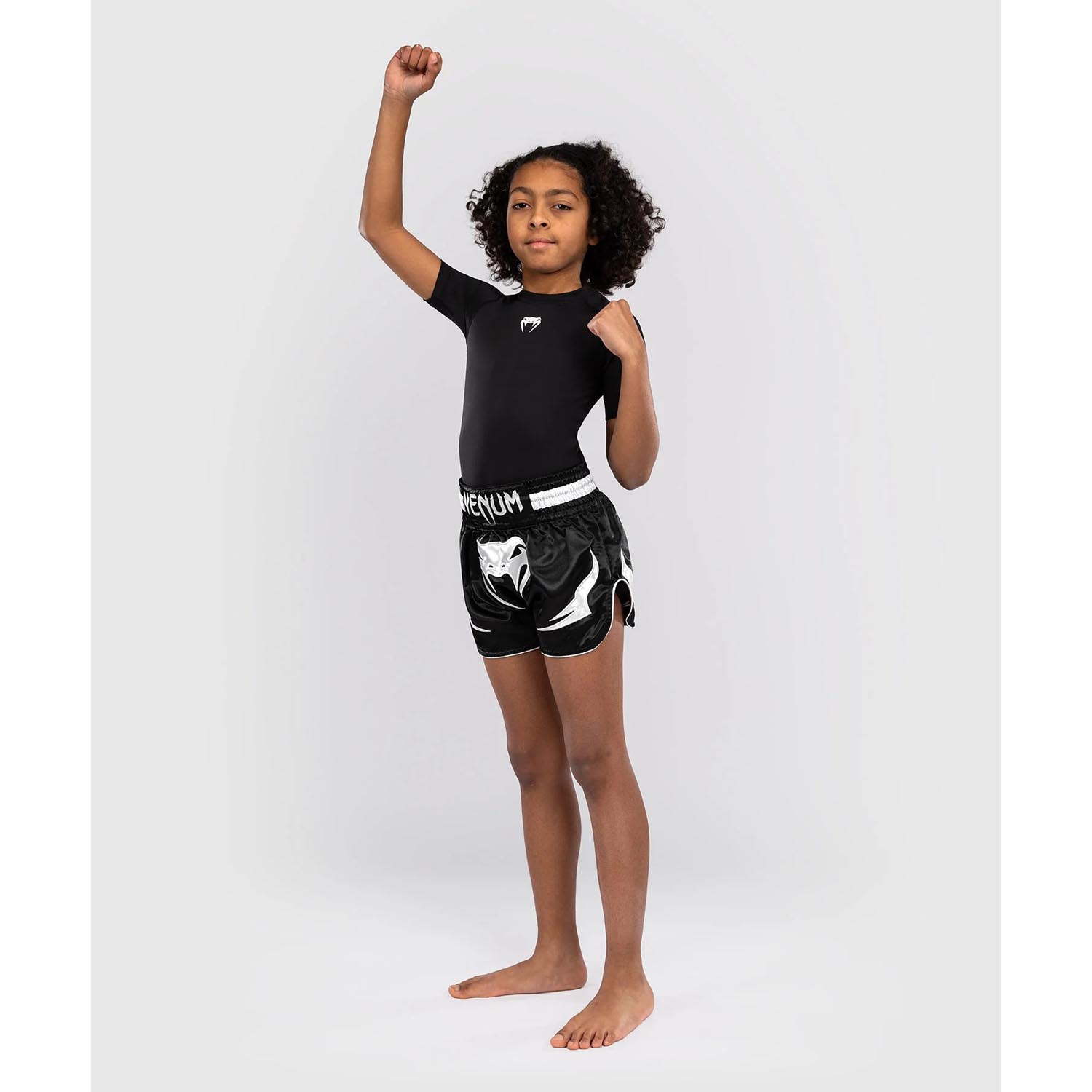 VENUM Muay Thai Shorts, Kids, Inferno, black, 14 J