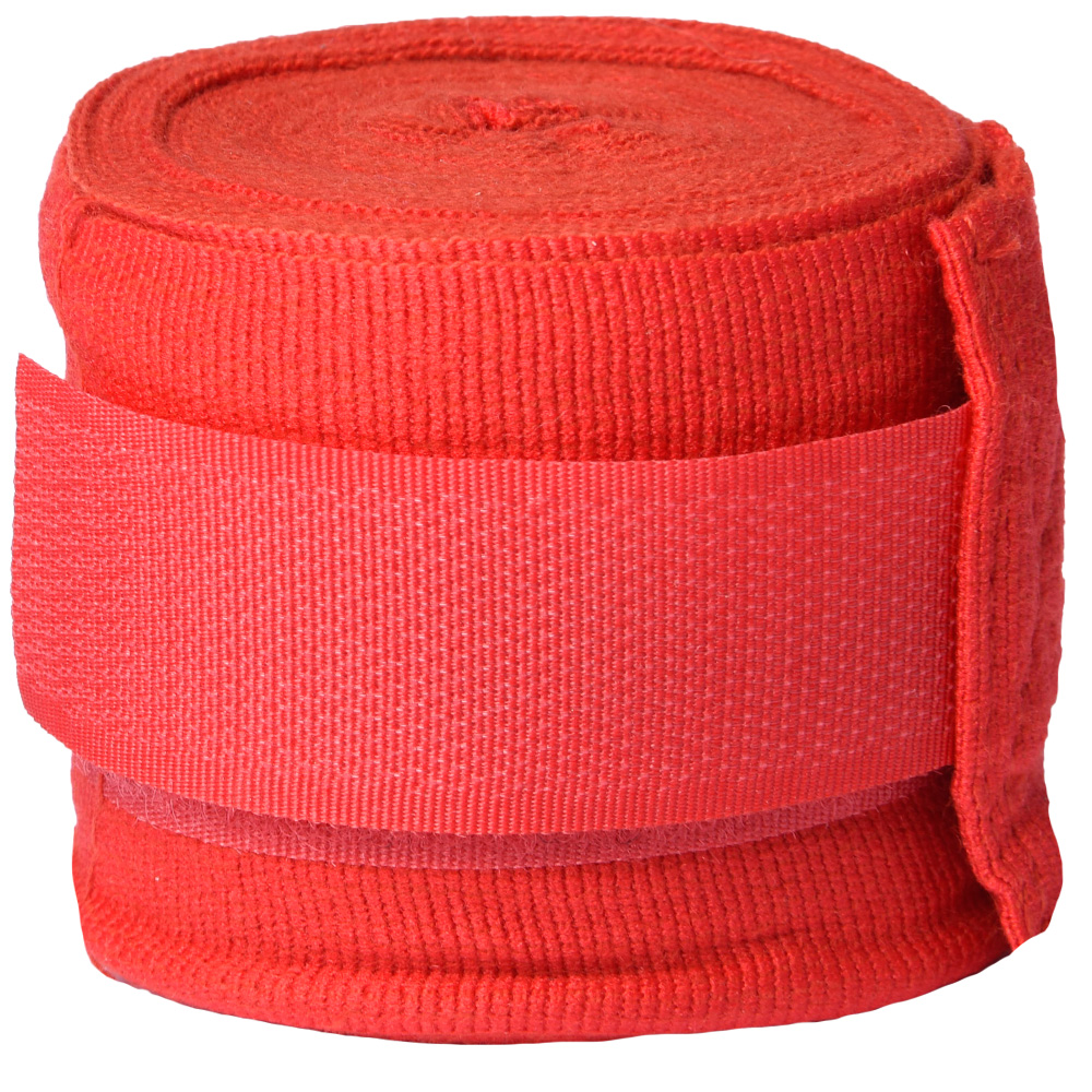 8 WEAPONS Hand Wraps, semi-elastic, 5 m, red