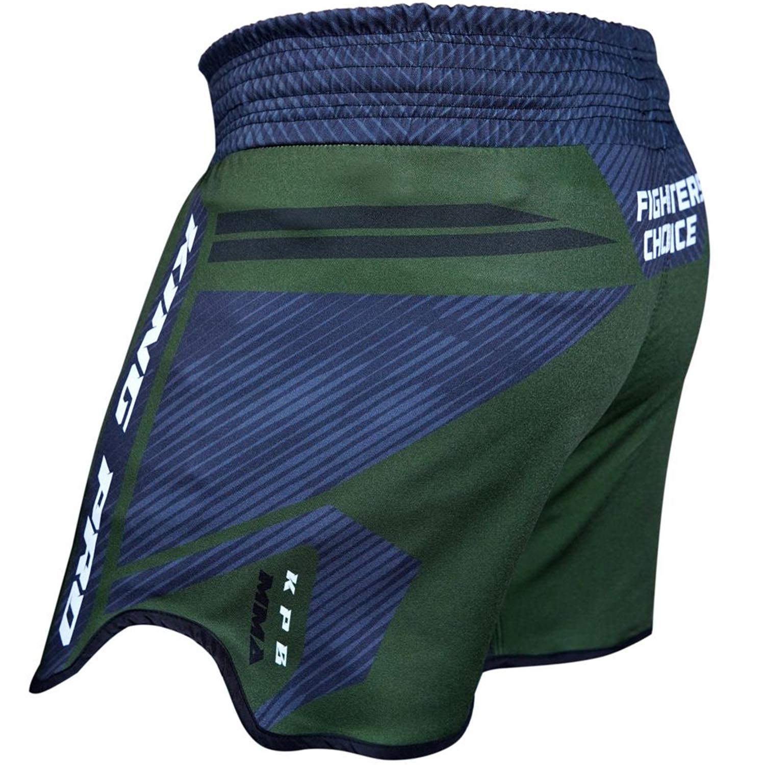KING PRO BOXING MMA Fight Shorts, Legion 1, grün-grau, L