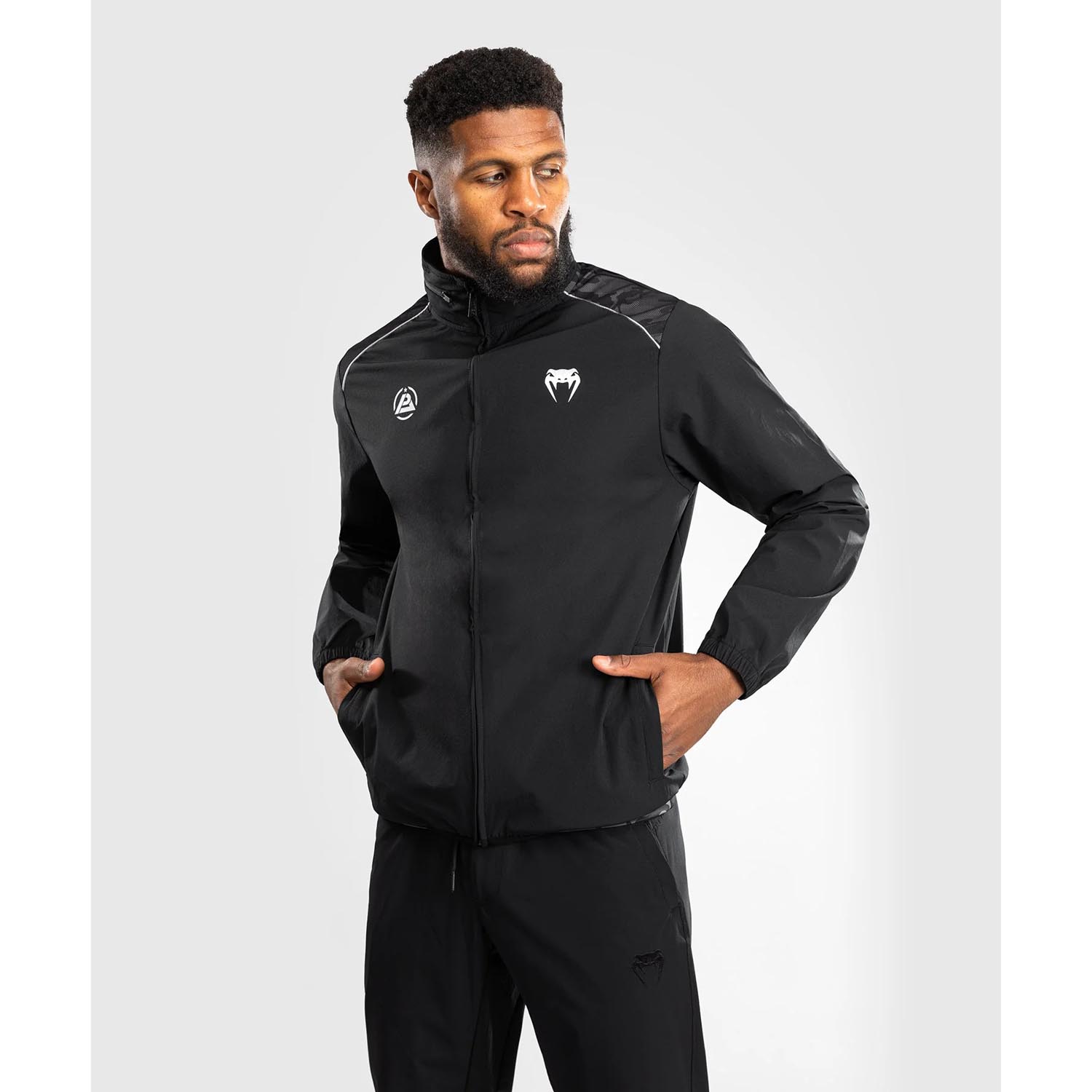 VENUM Training Jacket, Polaris, black-grey, XXL