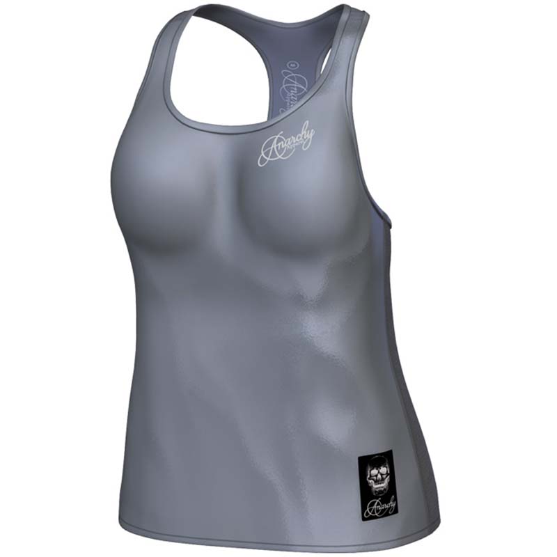 Anarchy Apparel Tank Top, Cranium, grey, XL