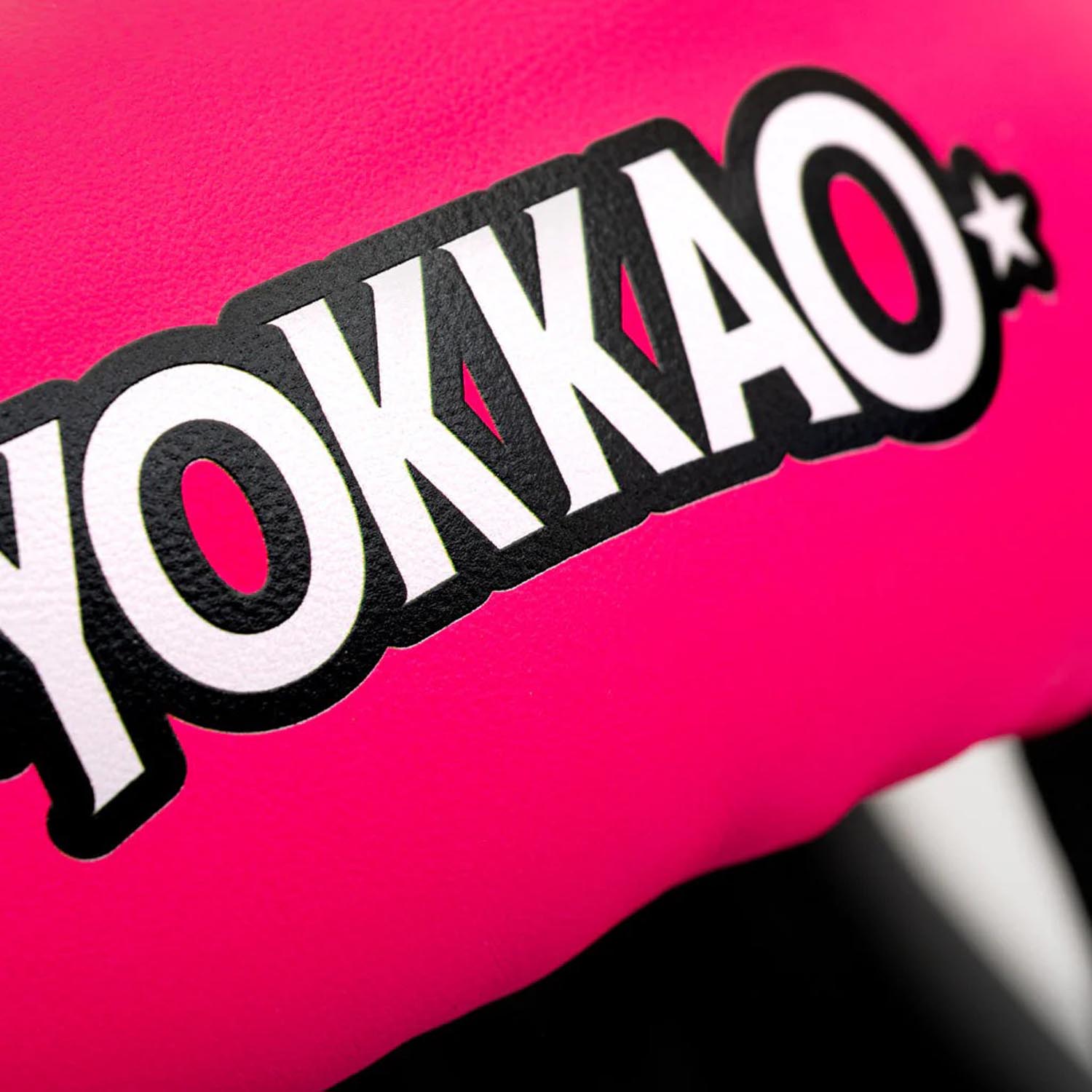YOKKAO Head Guard, pink-white, XL