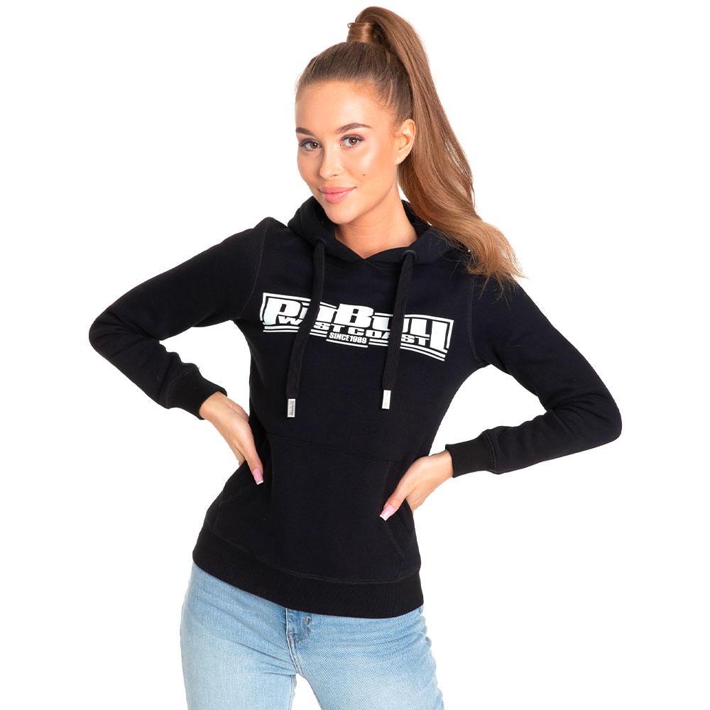 Pit Bull West Coast Hoody, Damen, Classic Boxing 2, schwarz, XS