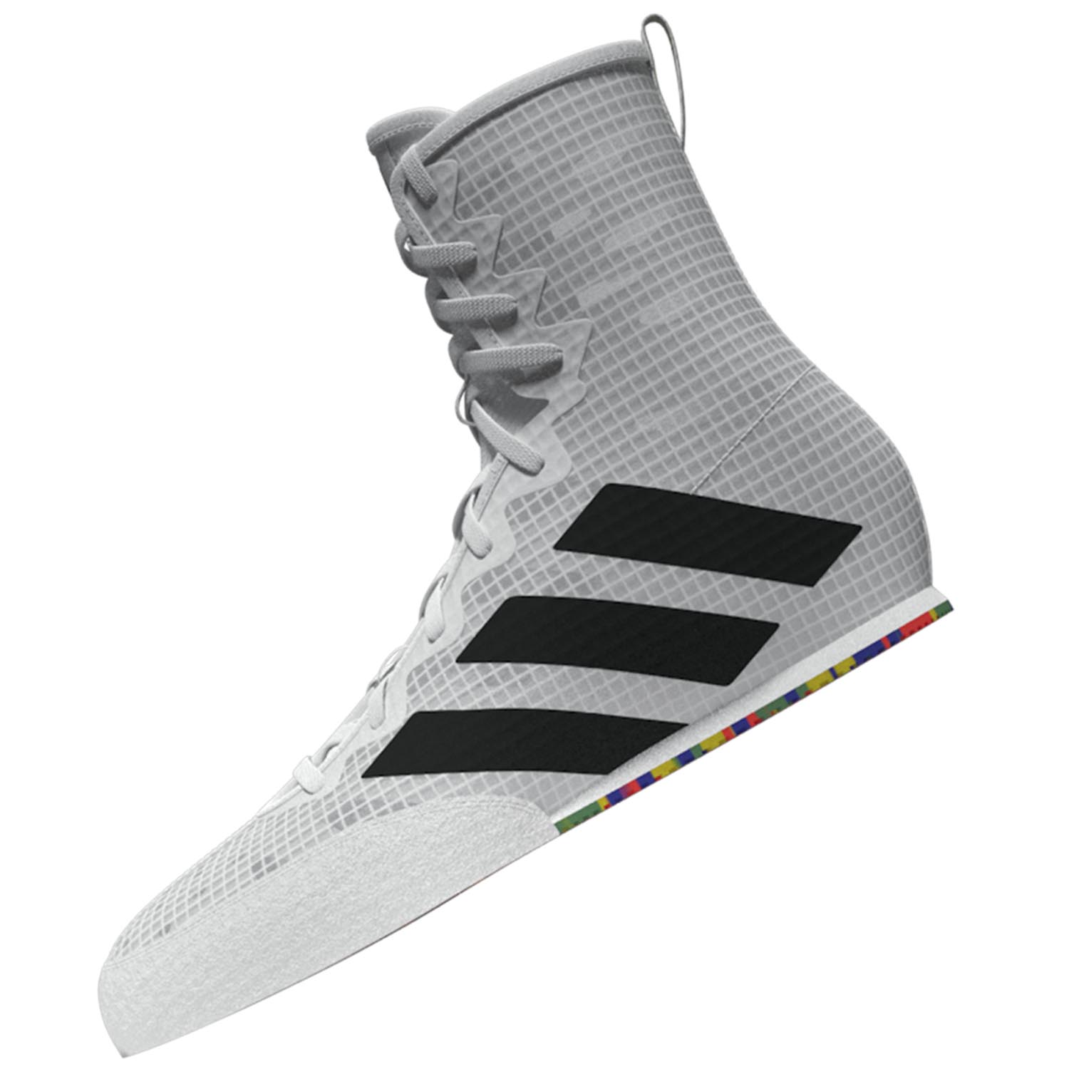 adidas Boxing Shoes, Box Hog 4, white-black, 40 ⅔ (UK 7)