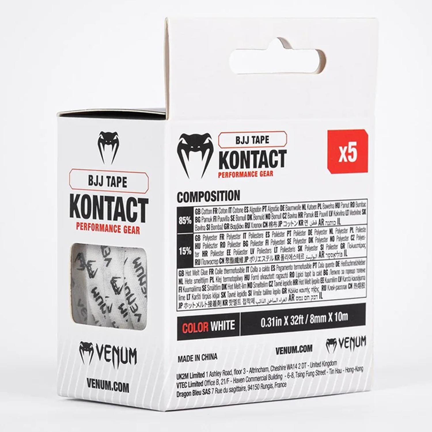 VENUM Finger Tape, Kontact, 5 x 10m, white-black