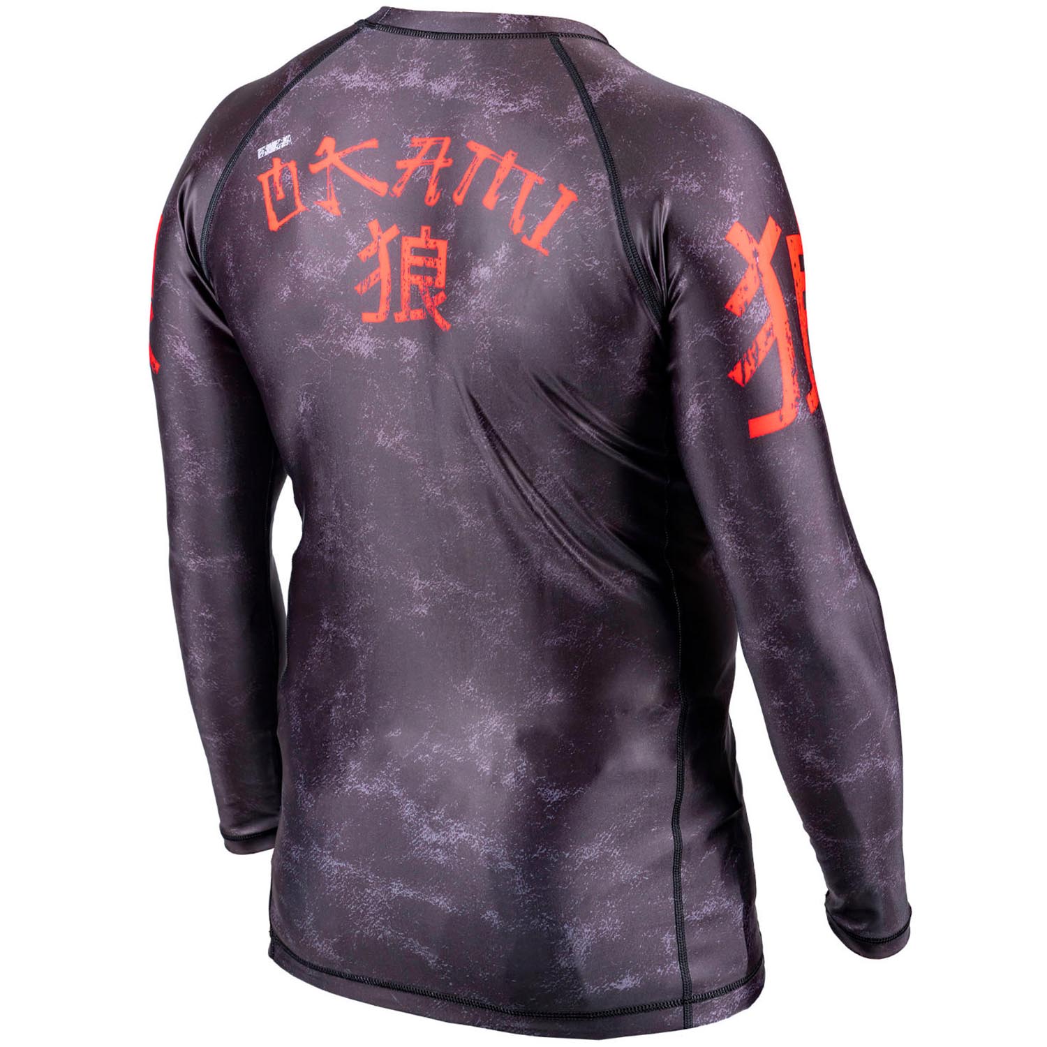 OKAMI Rashguard, L/S, Warrior, schwarz, L