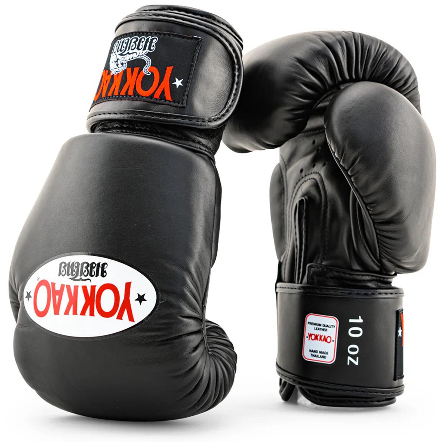 YOKKAO Boxing Gloves, Matrix, black, 16 Oz
