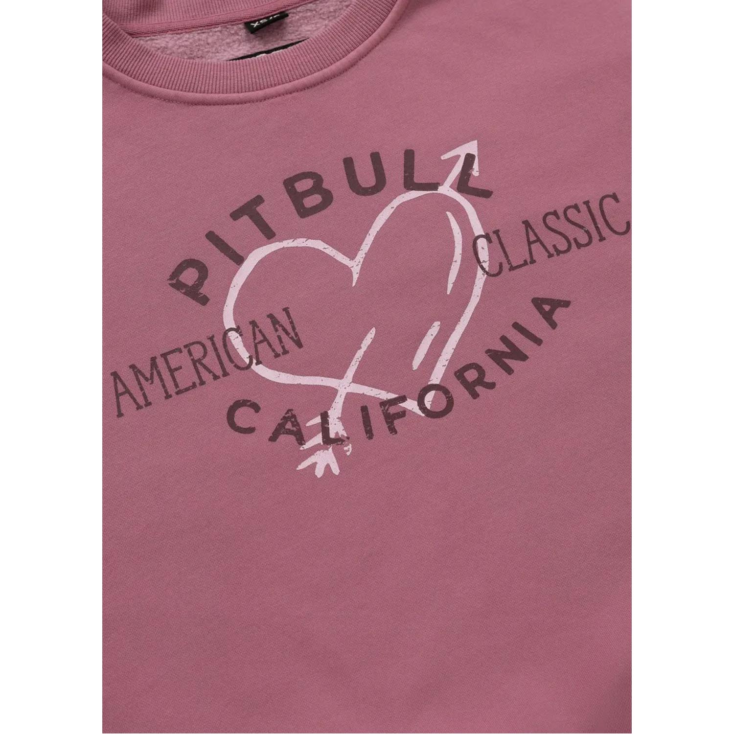 Pit Bull West Coast Pullover, Women, Manzanita Heart, pink, M/L