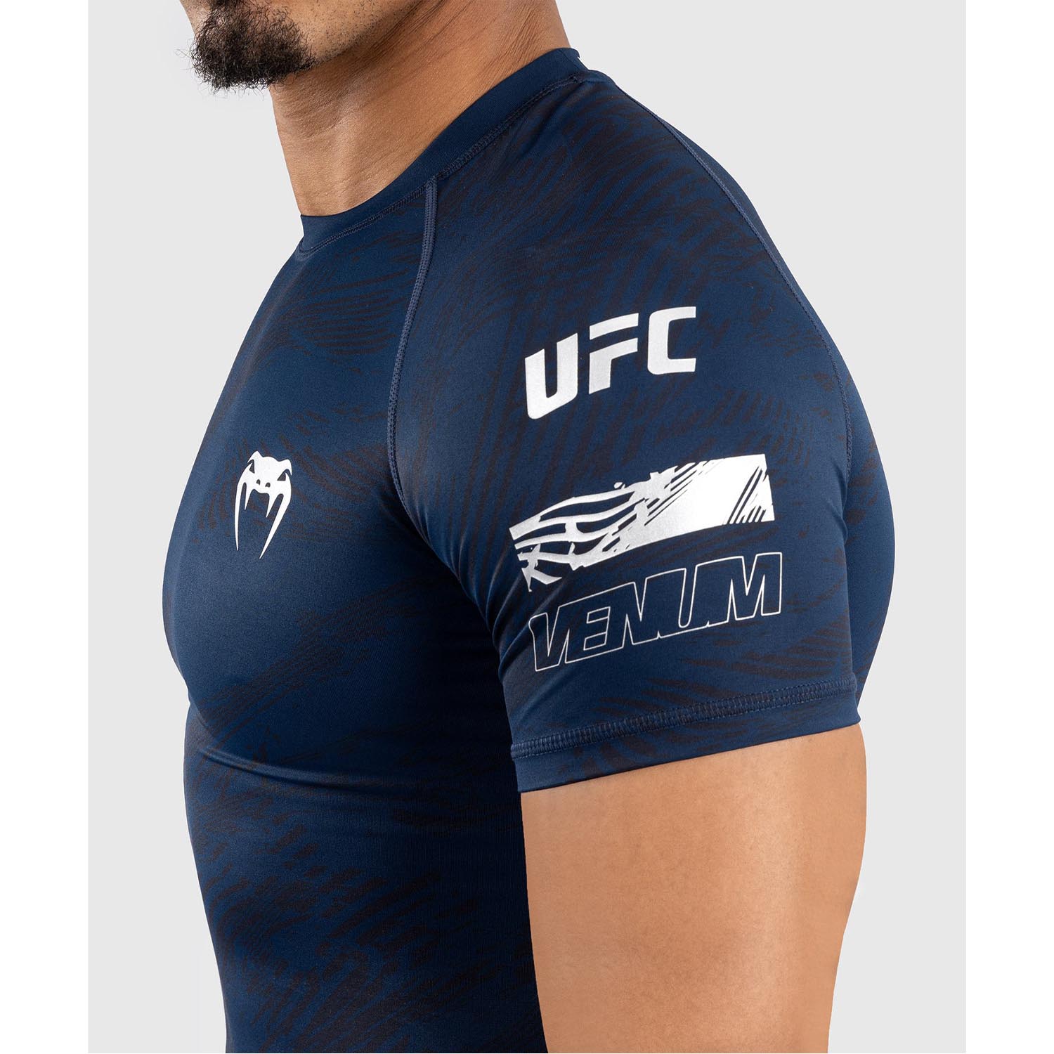 VENUM Rashguard S/S, UFC Fusion Fight Week, dark blue, XL