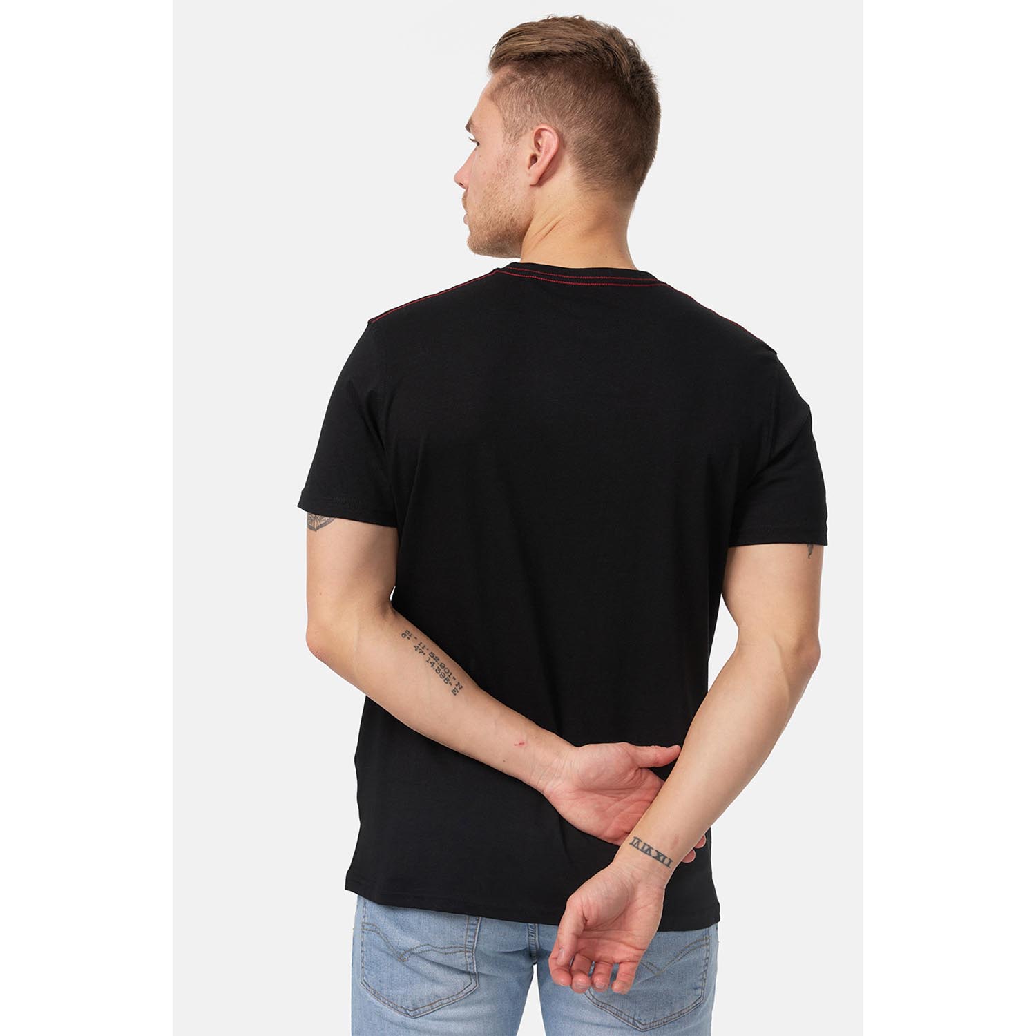 Lonsdale T-Shirt, Two Tone, black, XXL