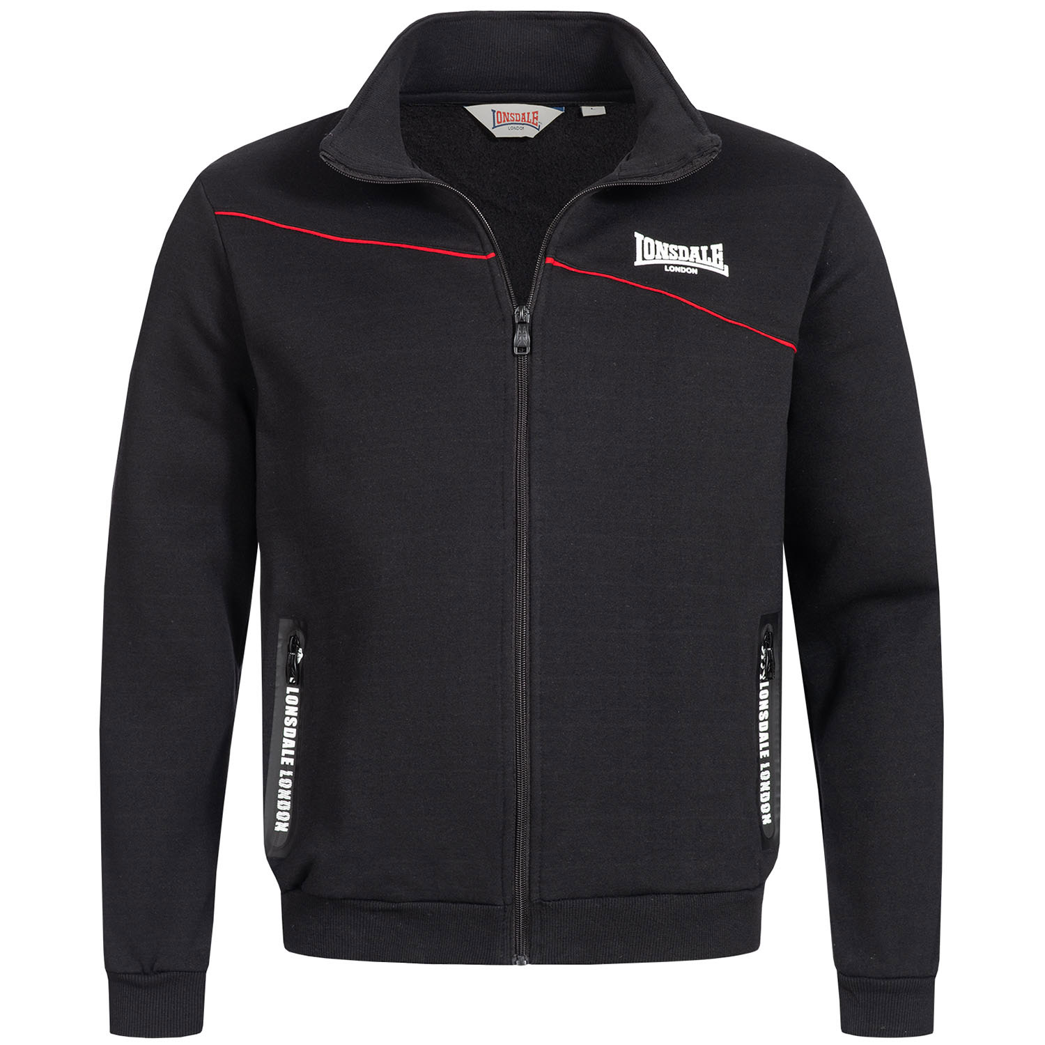 Lonsdale Trainingsanzug, Geddington, schwarz, XL