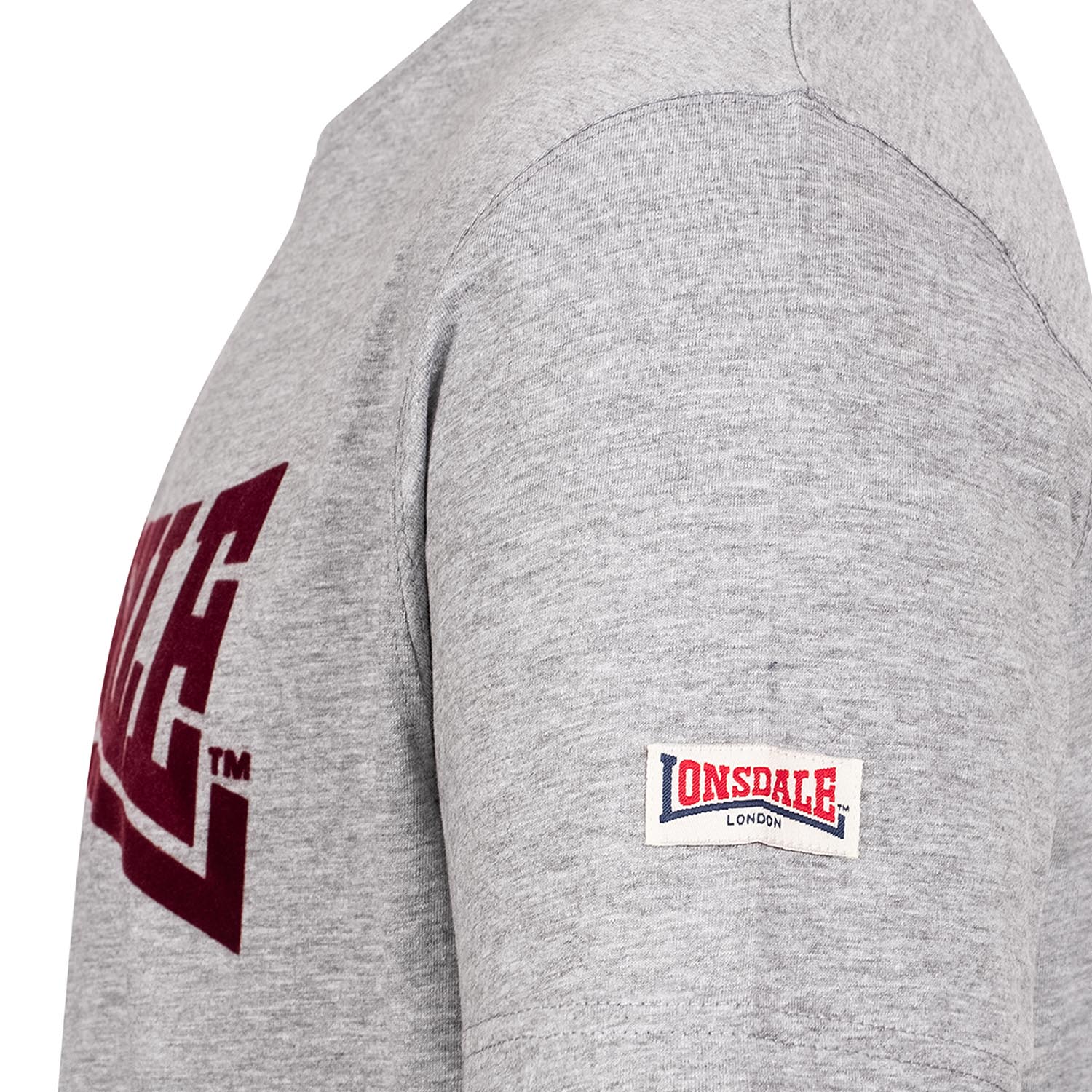 Lonsdale T-Shirt, LL008 One Tone, grey, S