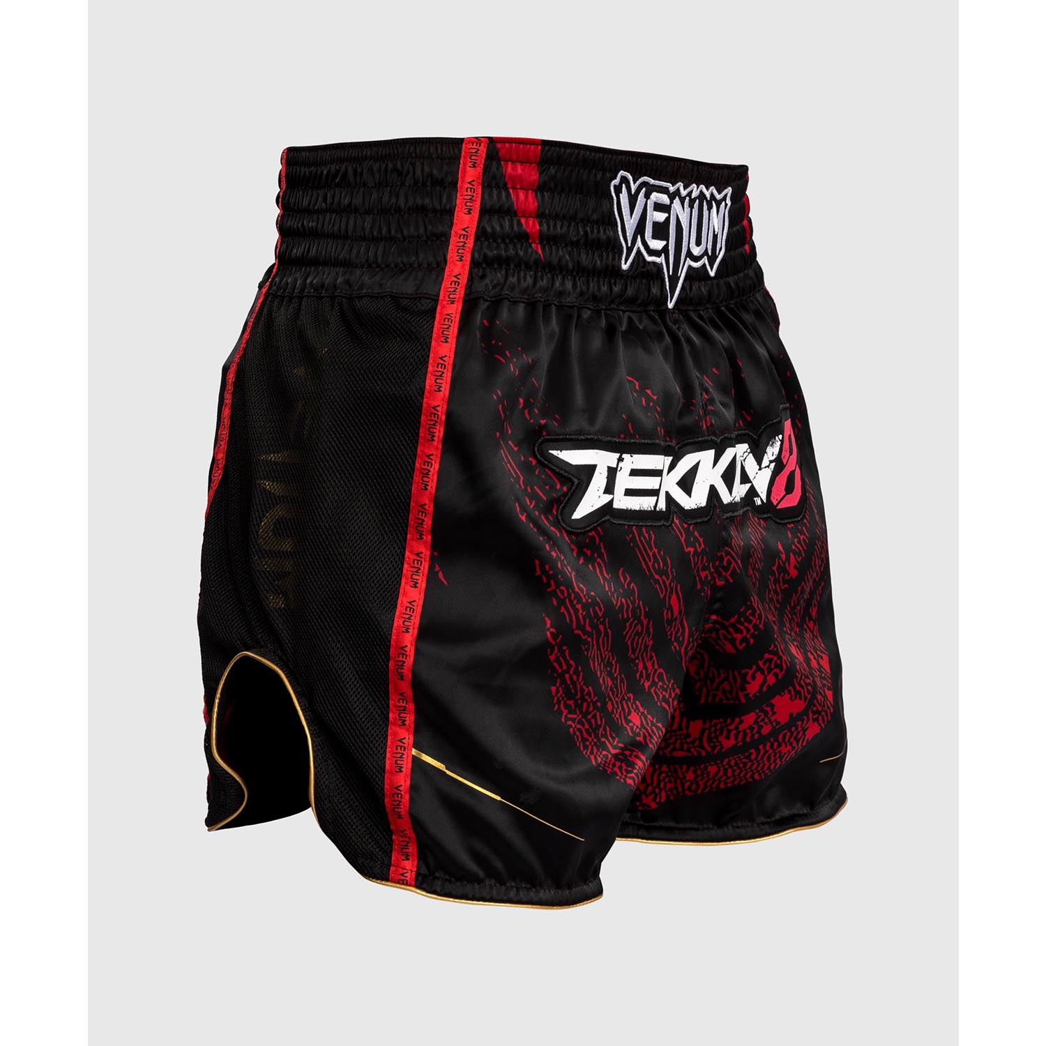 VENUM MMA Fight Shorts, Tekken 8 x Marshall Law, black-red-gold, M