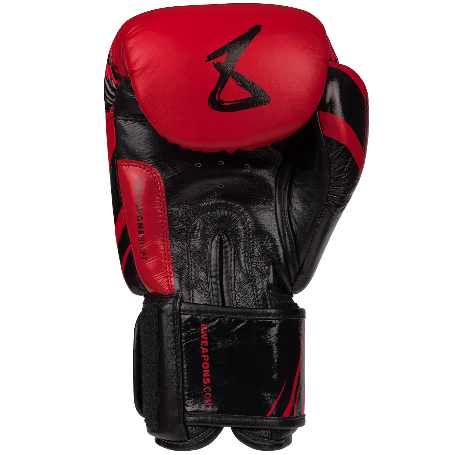 8 WEAPONS Boxing Gloves, Shift Competition, red-black, 10 Oz