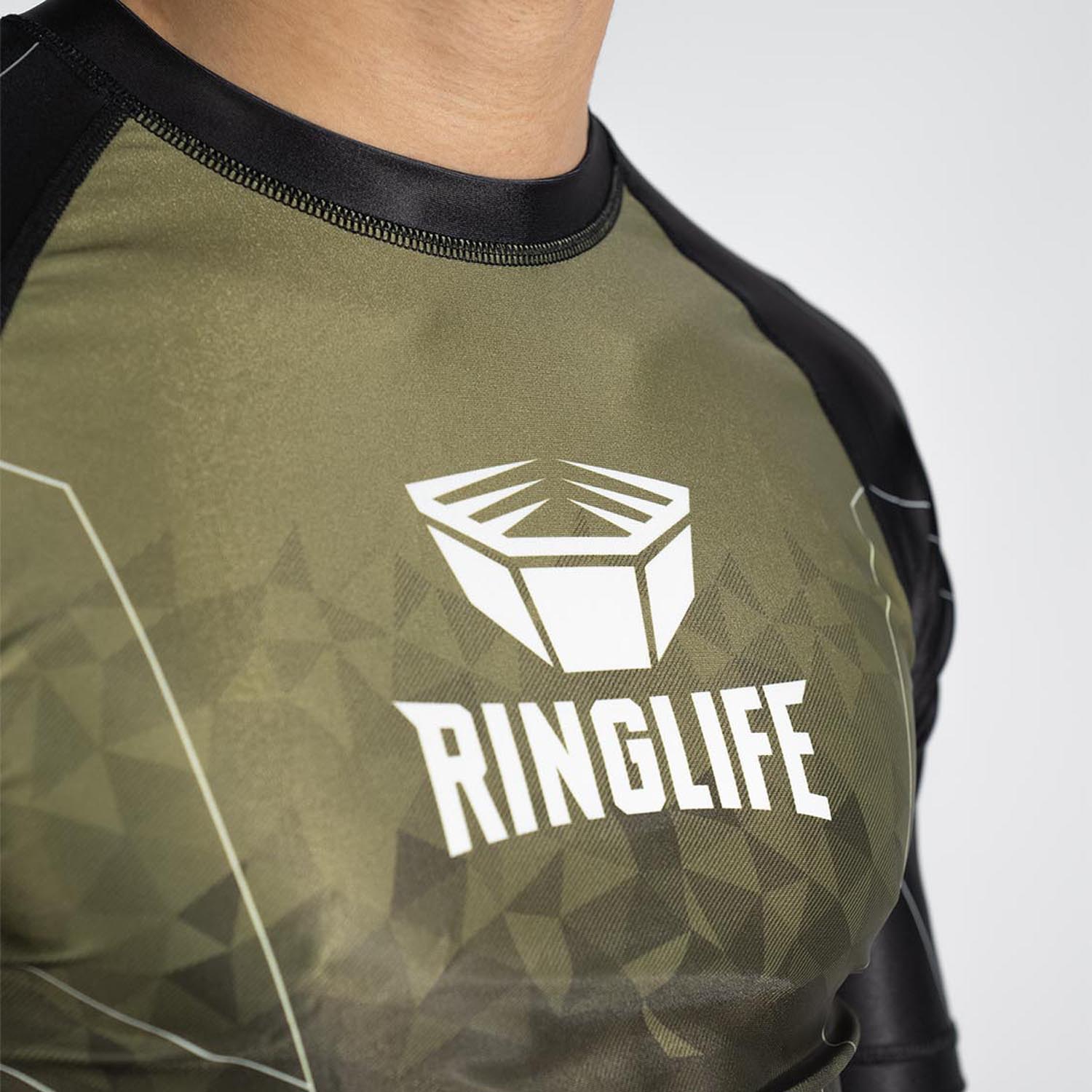 RINGLIFE Rashguard S/S - Transition black-green XXL