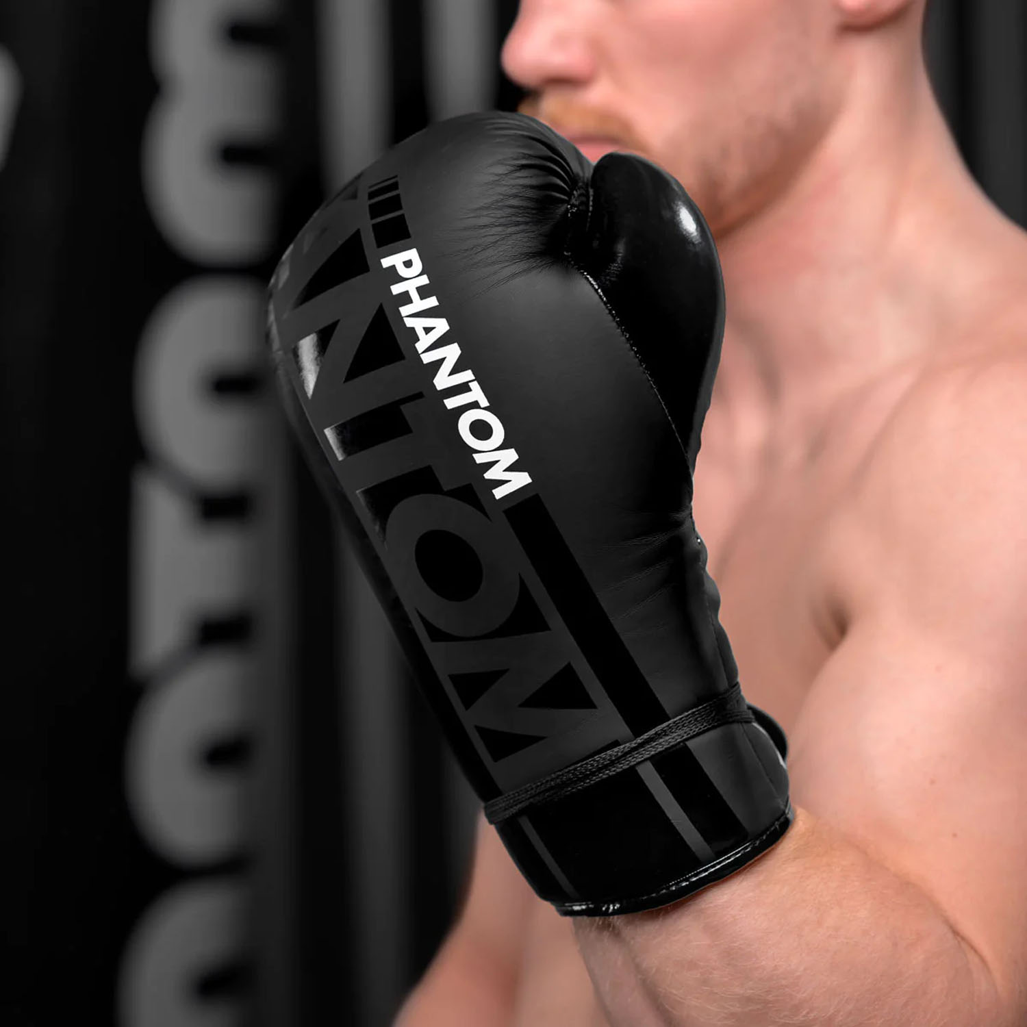 Phantom Athletics Boxhandschuhe, Apex Laces, schwarz, 10 Oz
