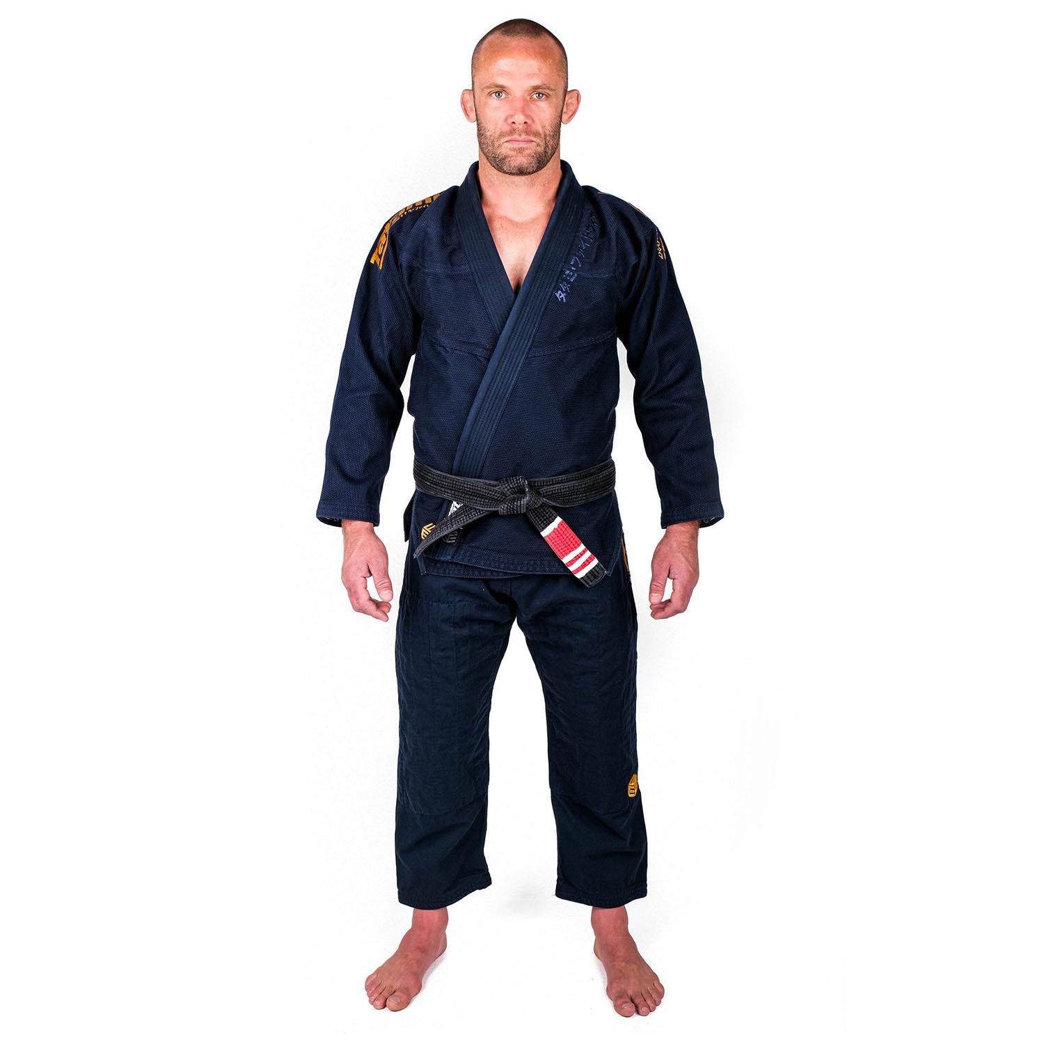 Tatami BJJ GI, Estilo Black Label, navy-gold, A1L