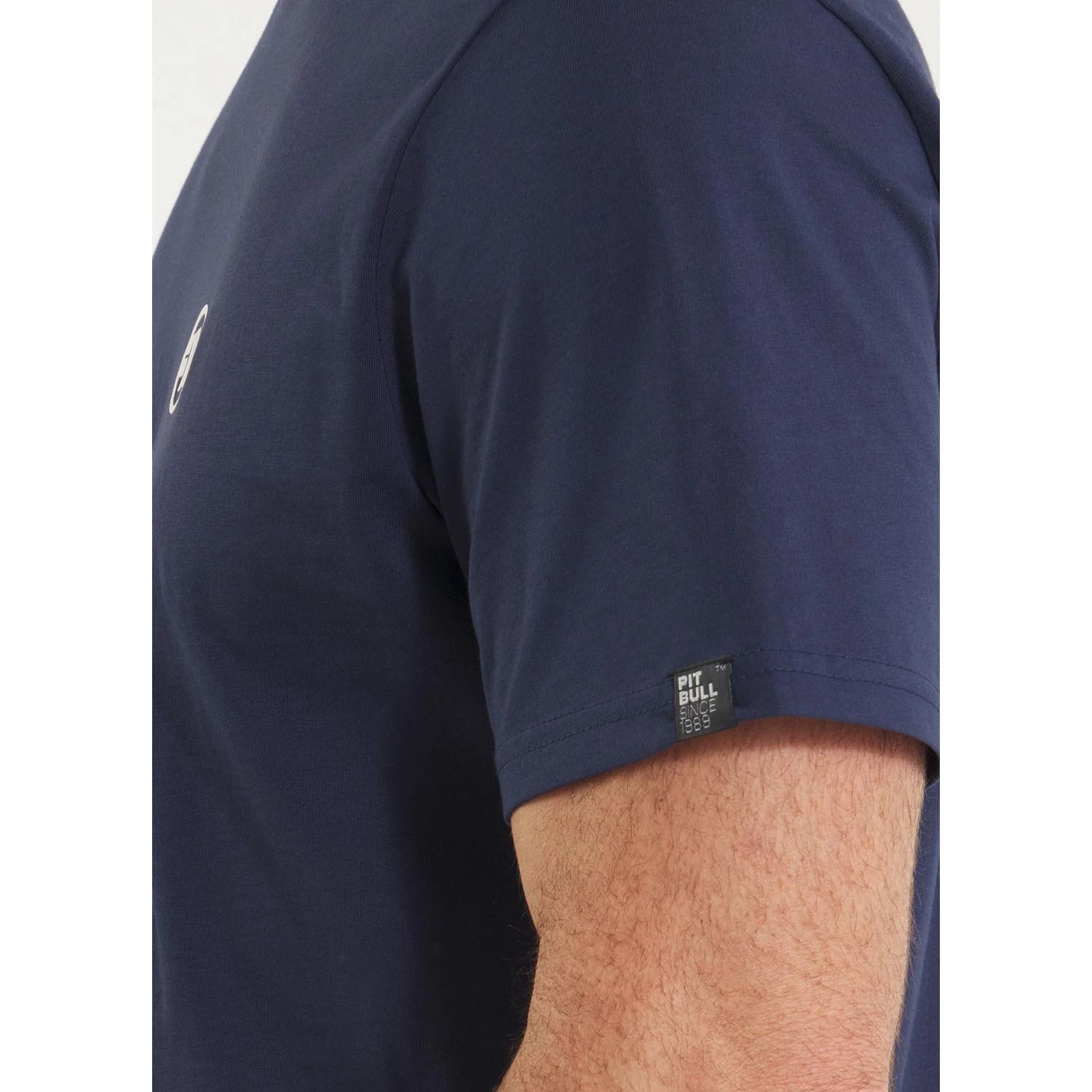 Pit Bull West Coast T-Shirt, Small Logo, navy, XXXL