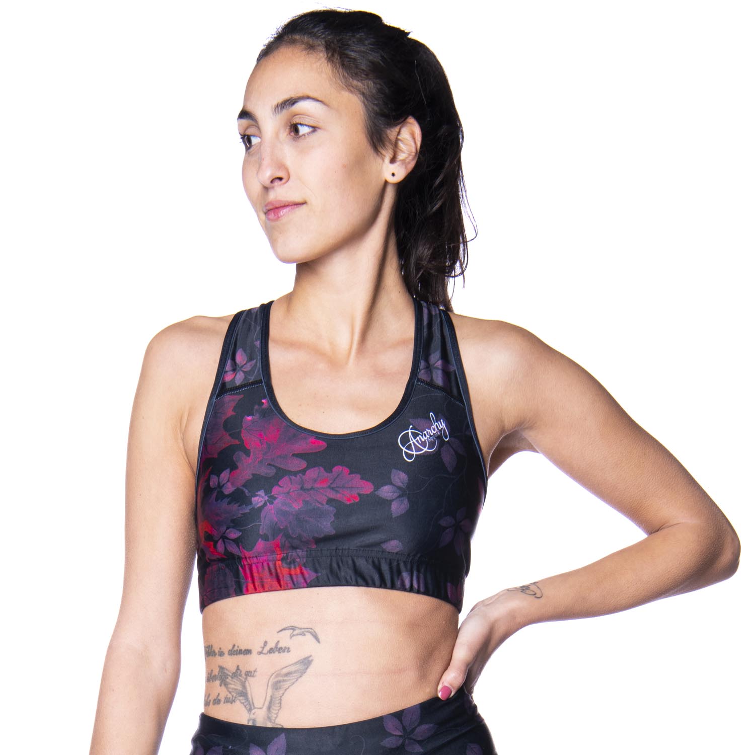 Anarchy Apparel Sports Bra, Decay, XS