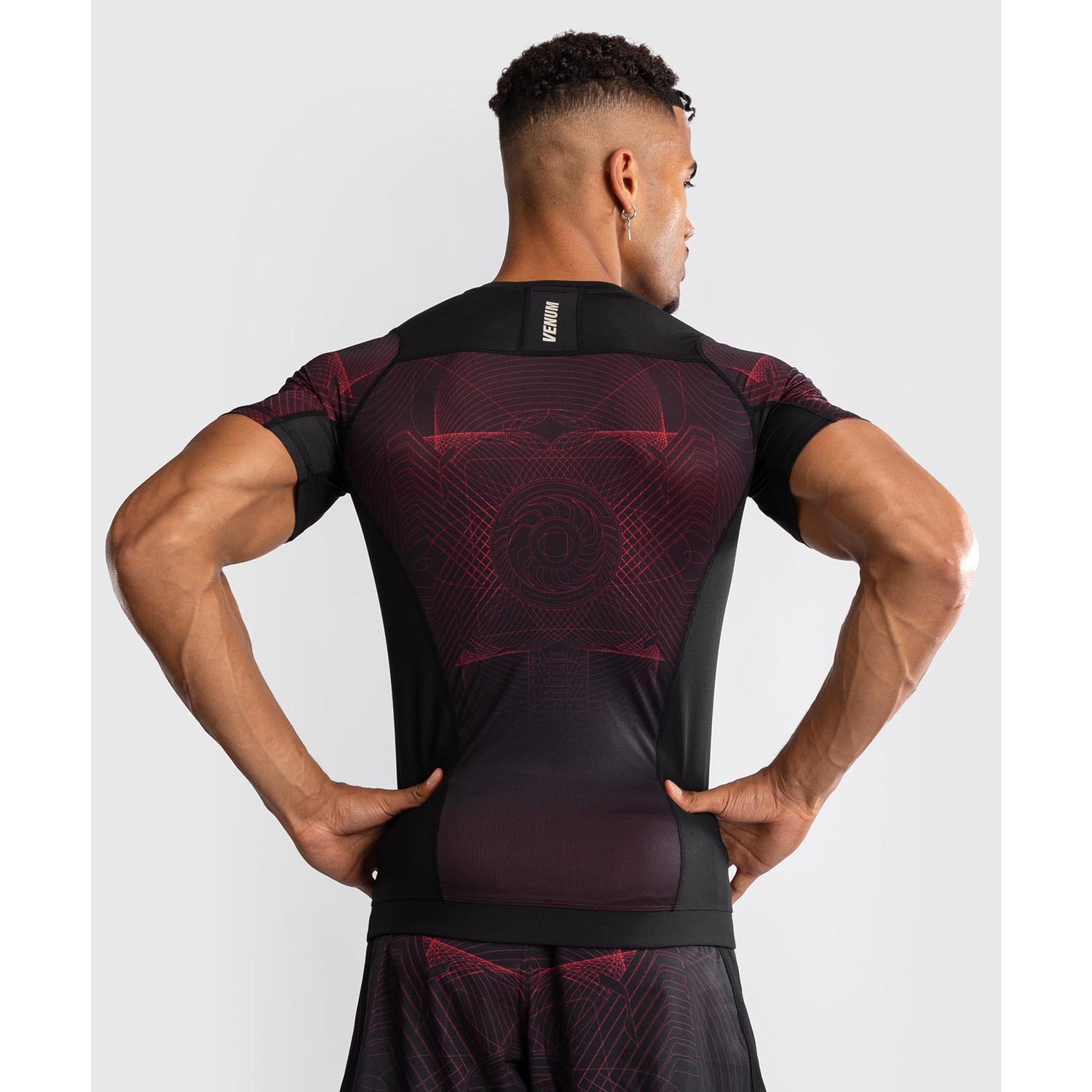 VENUM Rashguard, S/S, G-Fit Air, black-red, L