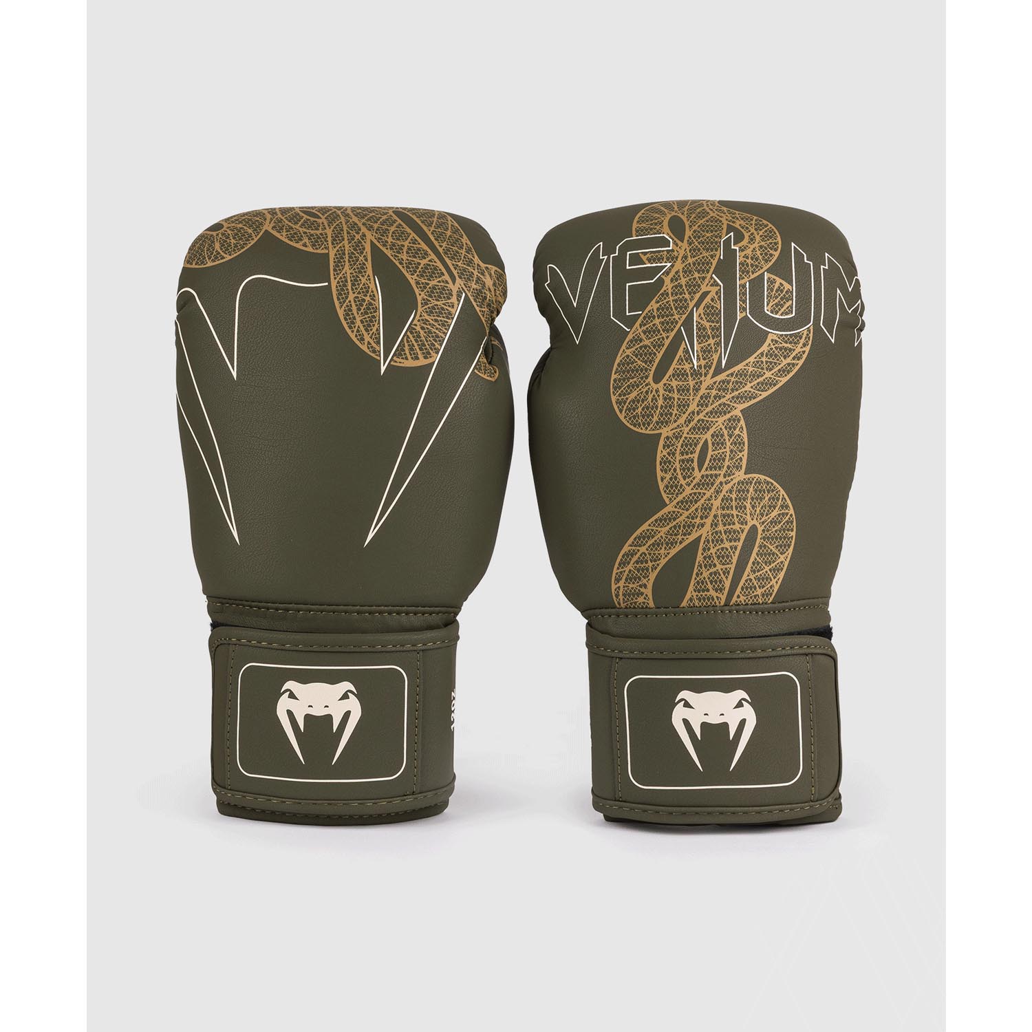 VENUM Boxing Gloves, Serpenti, khaki-bronze-ivory, 16 Oz
