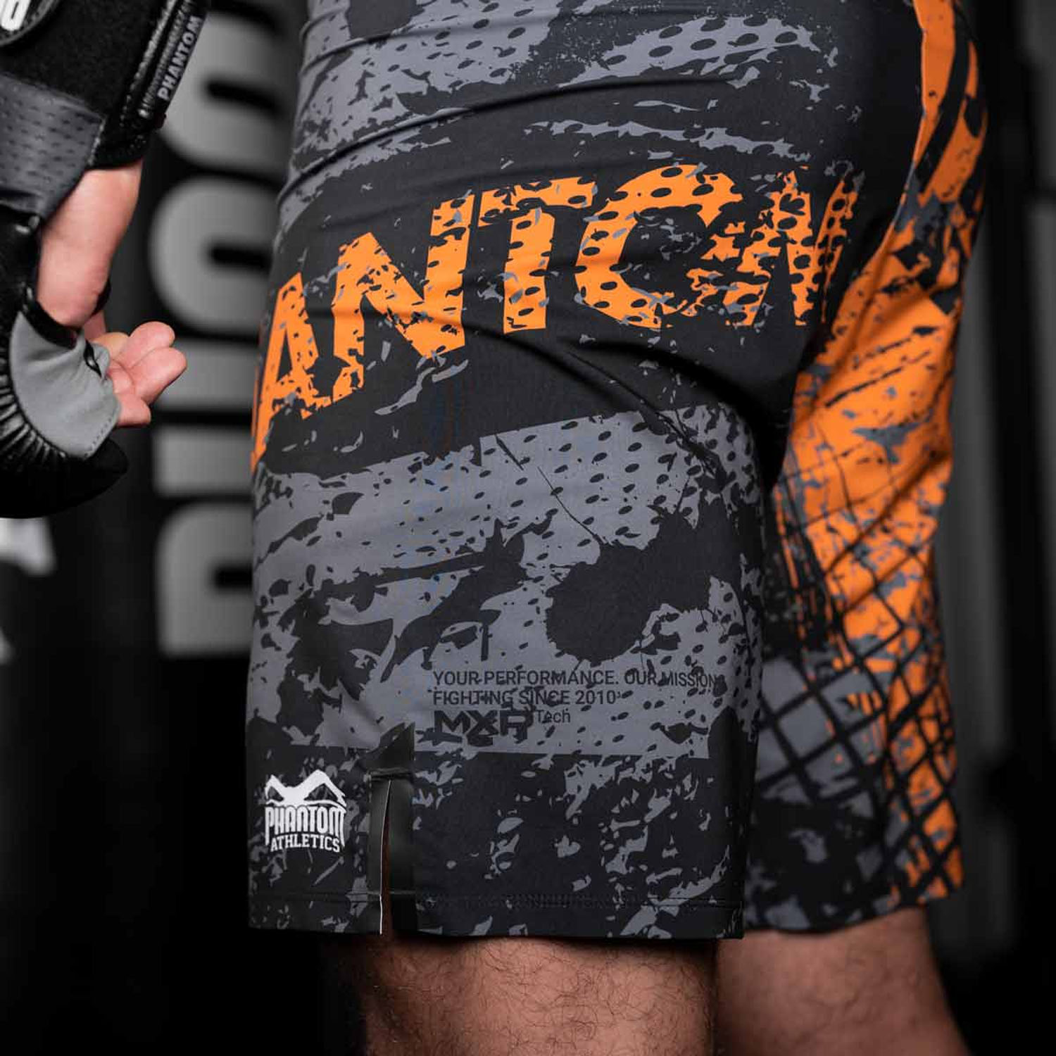 Phantom Athletics MMA Fight Shorts, Flex, Splatter, S