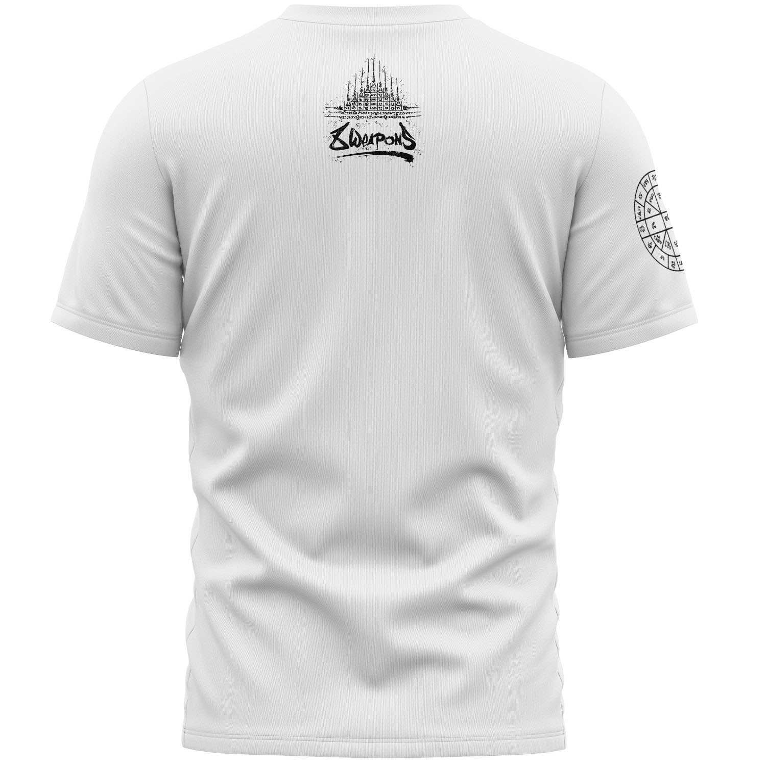 8 WEAPONS T-Shirt, Yantra, weiß, S