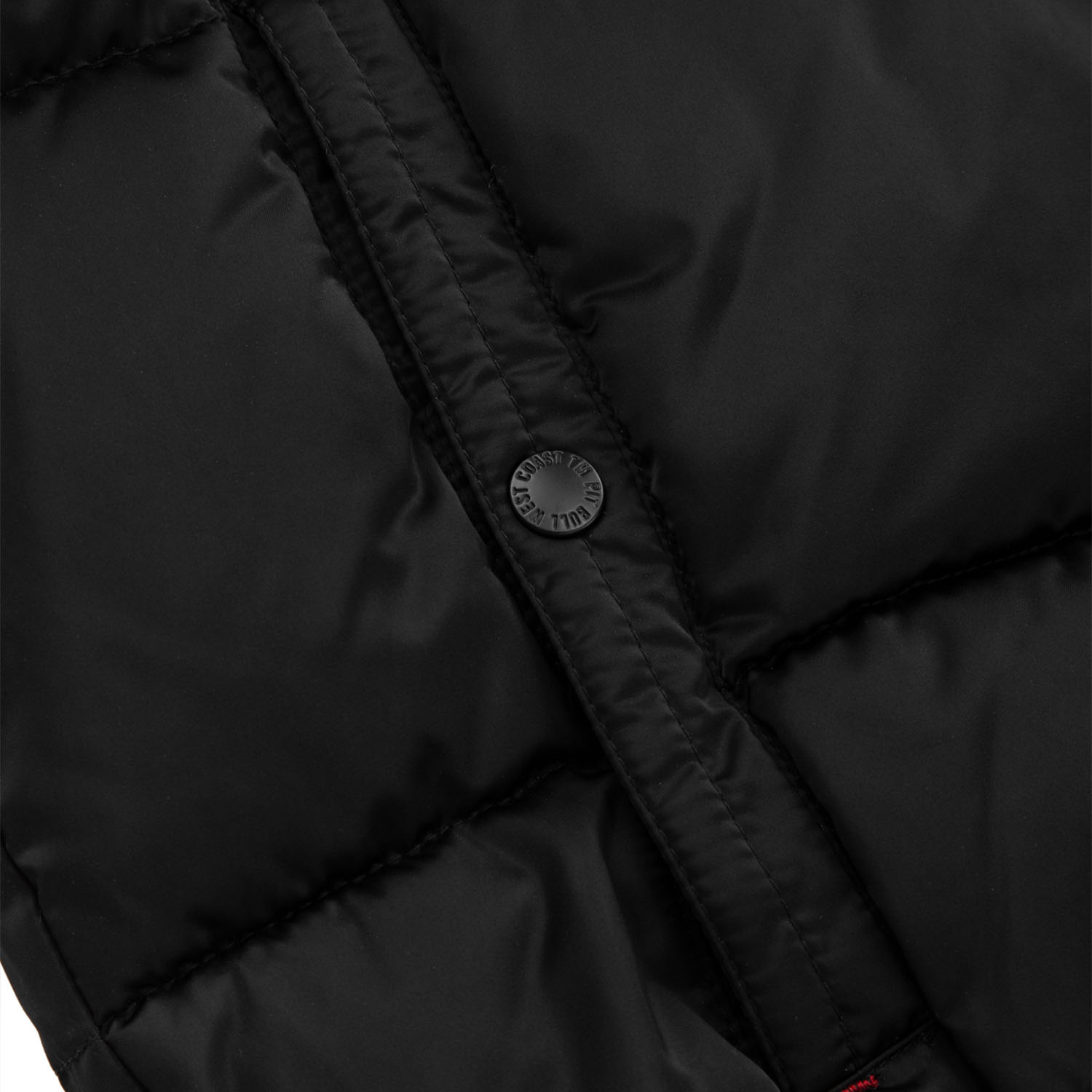 Pit Bull West Coast Vest, Hooded Walpen, black, M