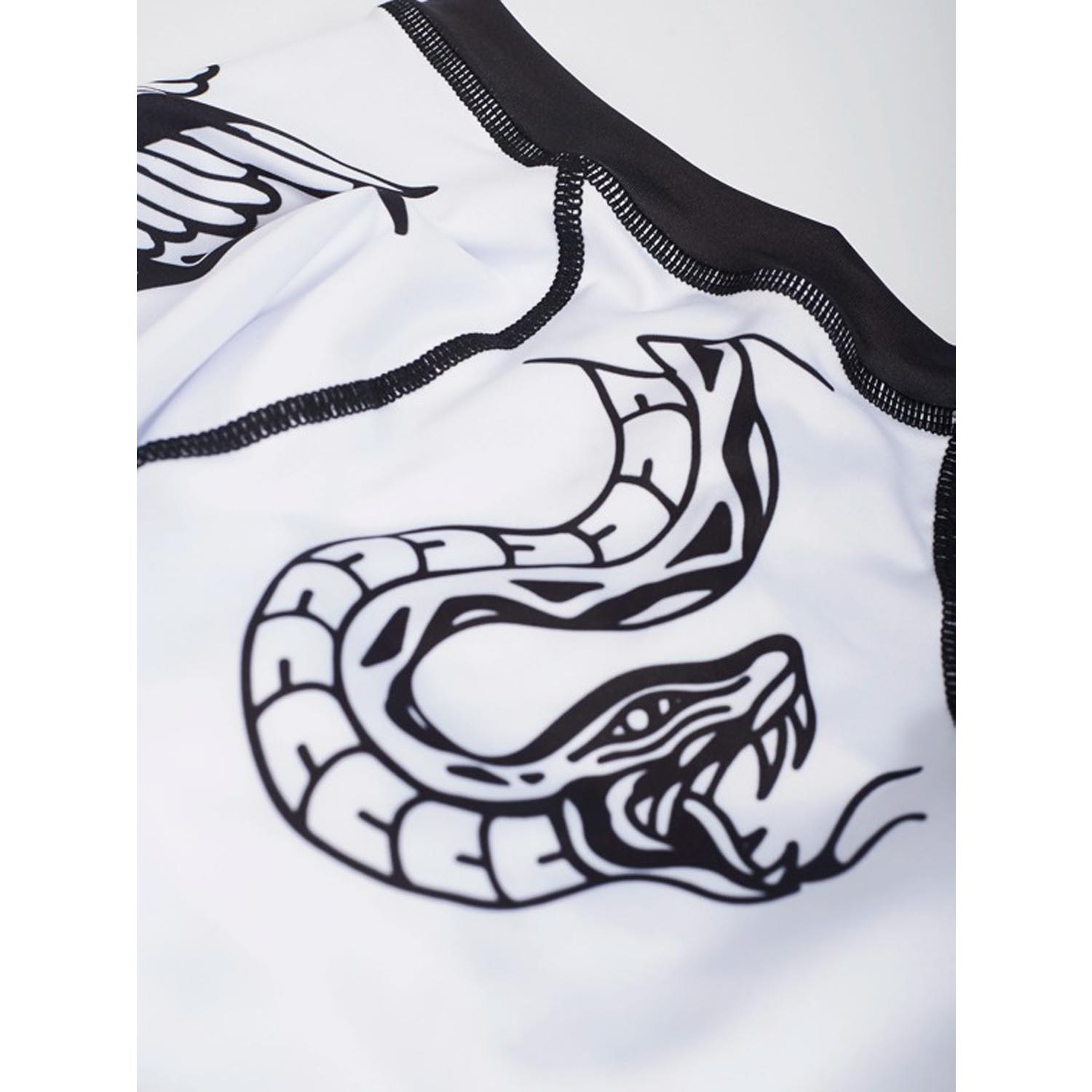 MANTO Rashguard, L/S, Miko, black-white, S