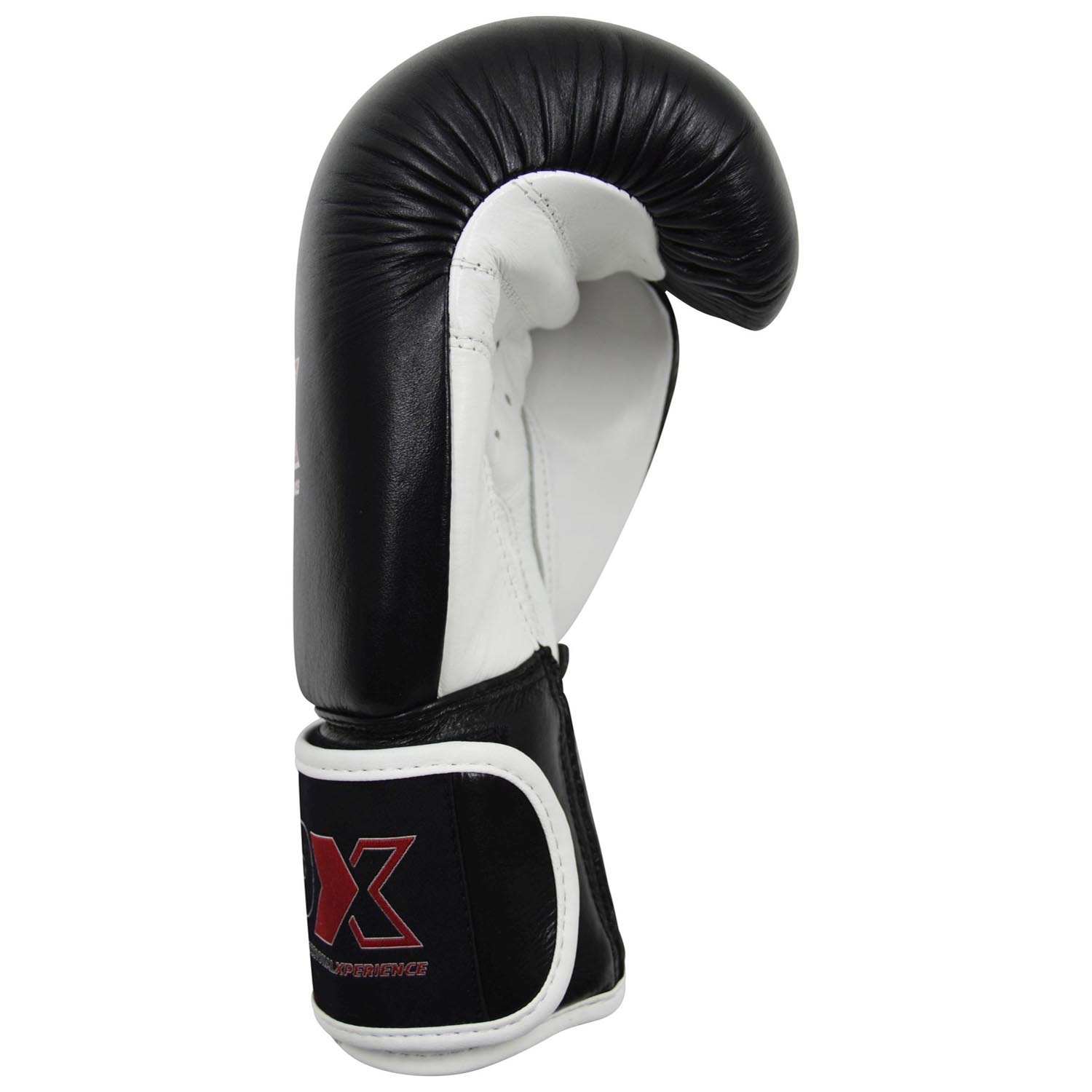 PX Boxing Gloves, PX, black-white, 16 Oz