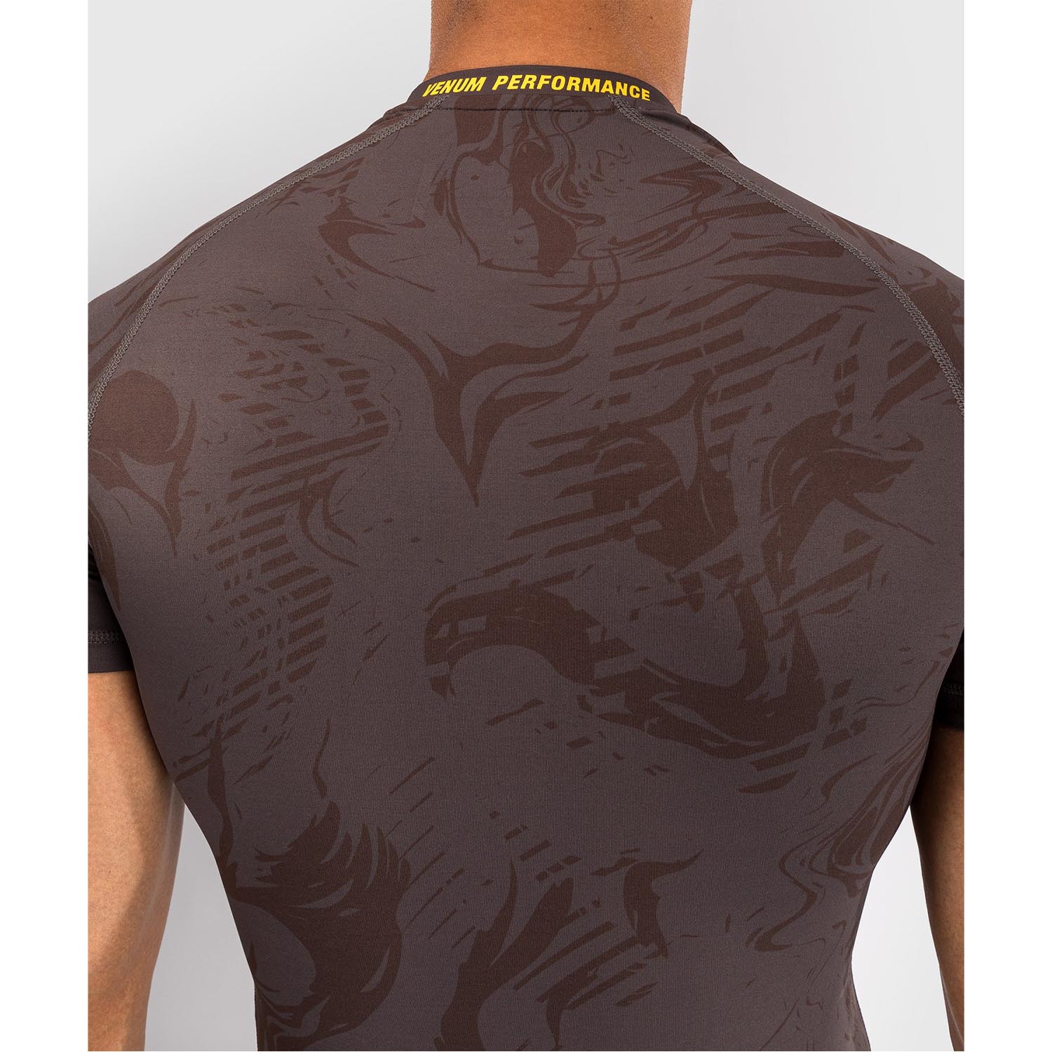 VENUM Rashguard S/S, UFC Fusion Fight Week, brown, M