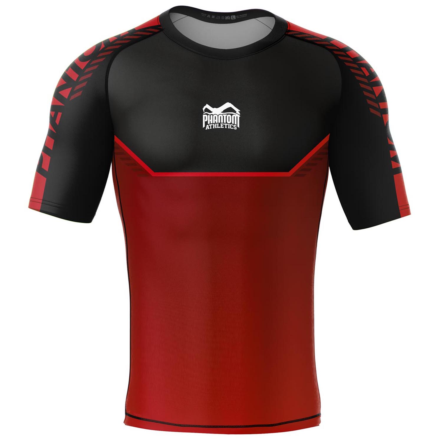 Phantom Athletics Rashguard, S/S, Evo, Apex, Rot, S