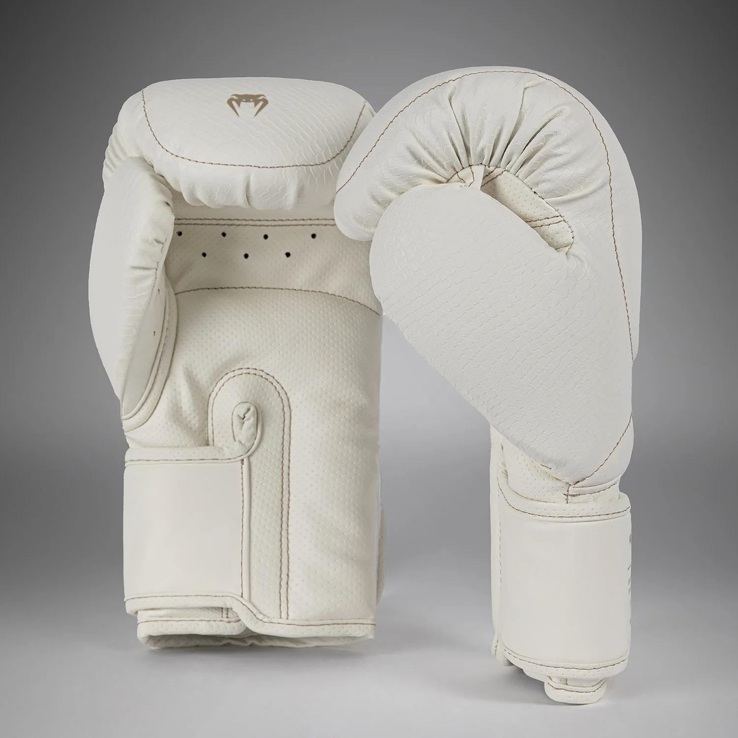 VENUM Boxing Gloves, Impact Evo Scales, ivory, 16 Oz