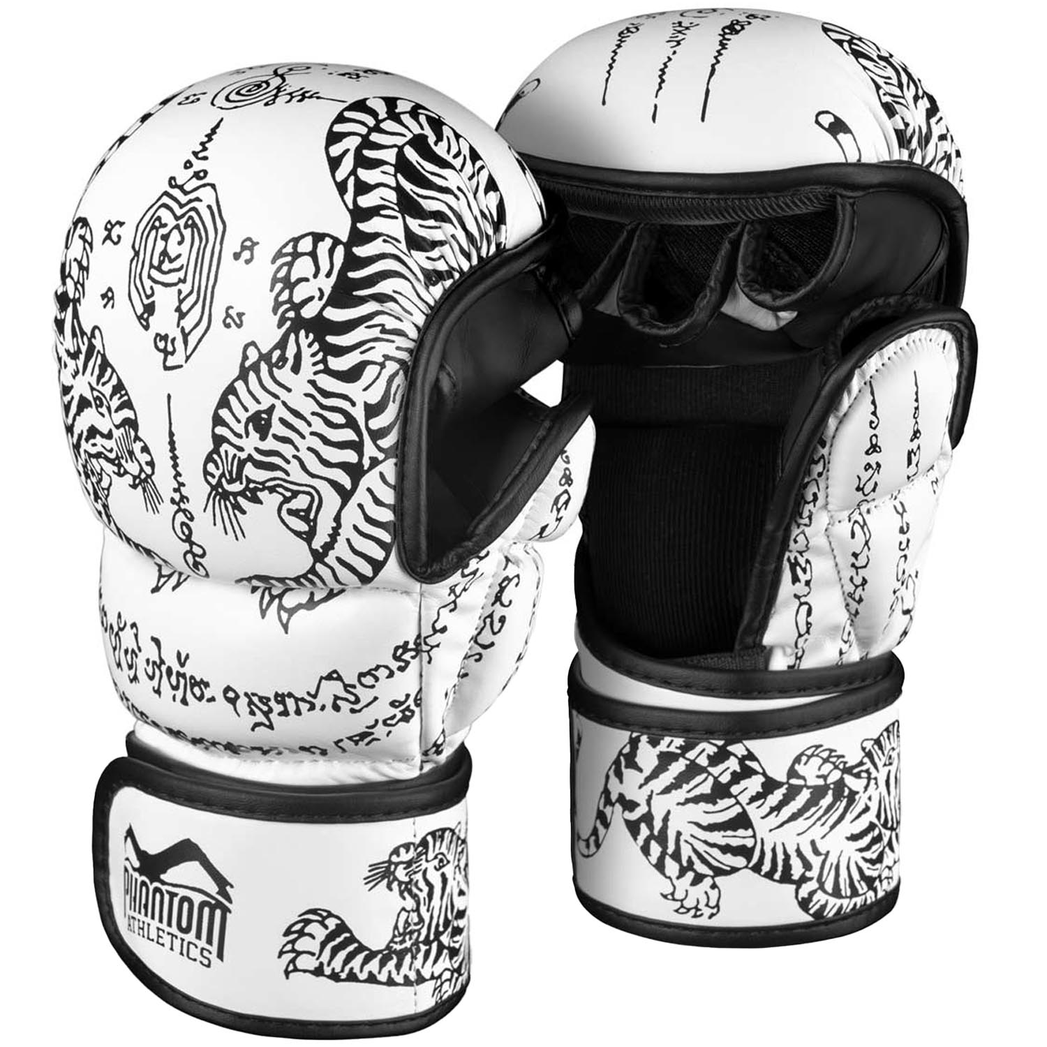 Phantom Athletics MMA Sparring Gloves, Muay Thai, white, S/M