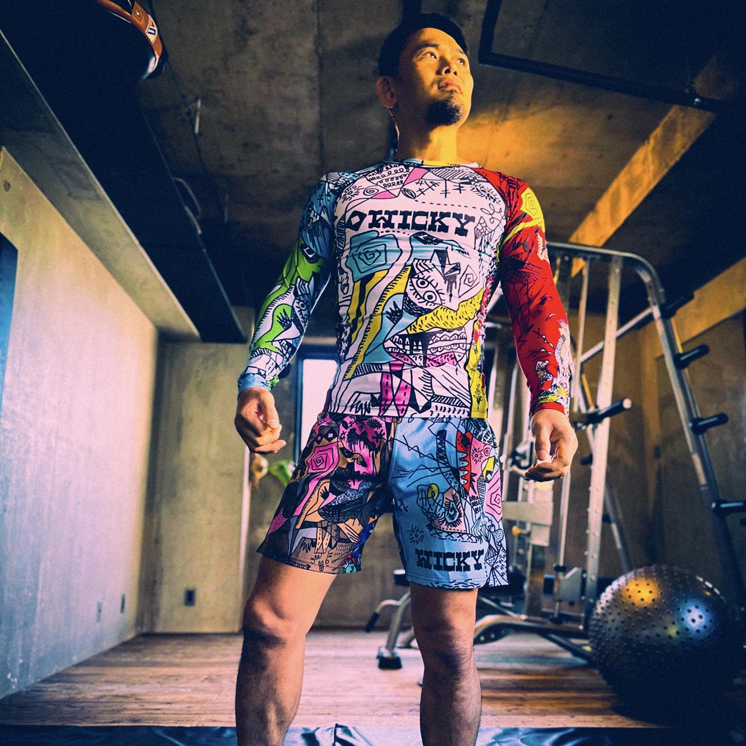 MANTO MMA Fight Shorts, Wicky, XL