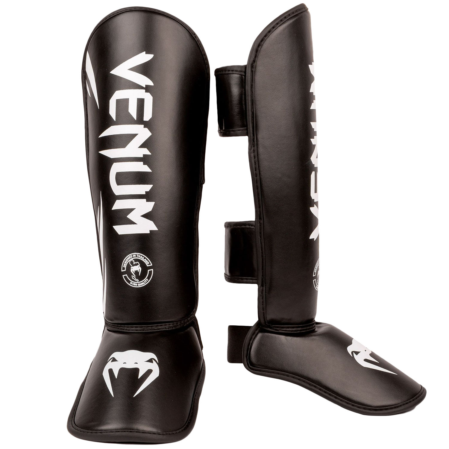 VENUM Shin Guards, Kids, Challenger, black-white, L