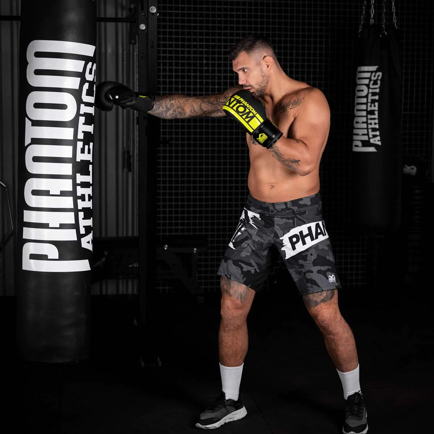 Phantom Athletics MMA Fight Shorts, Flex, Urban, XXL