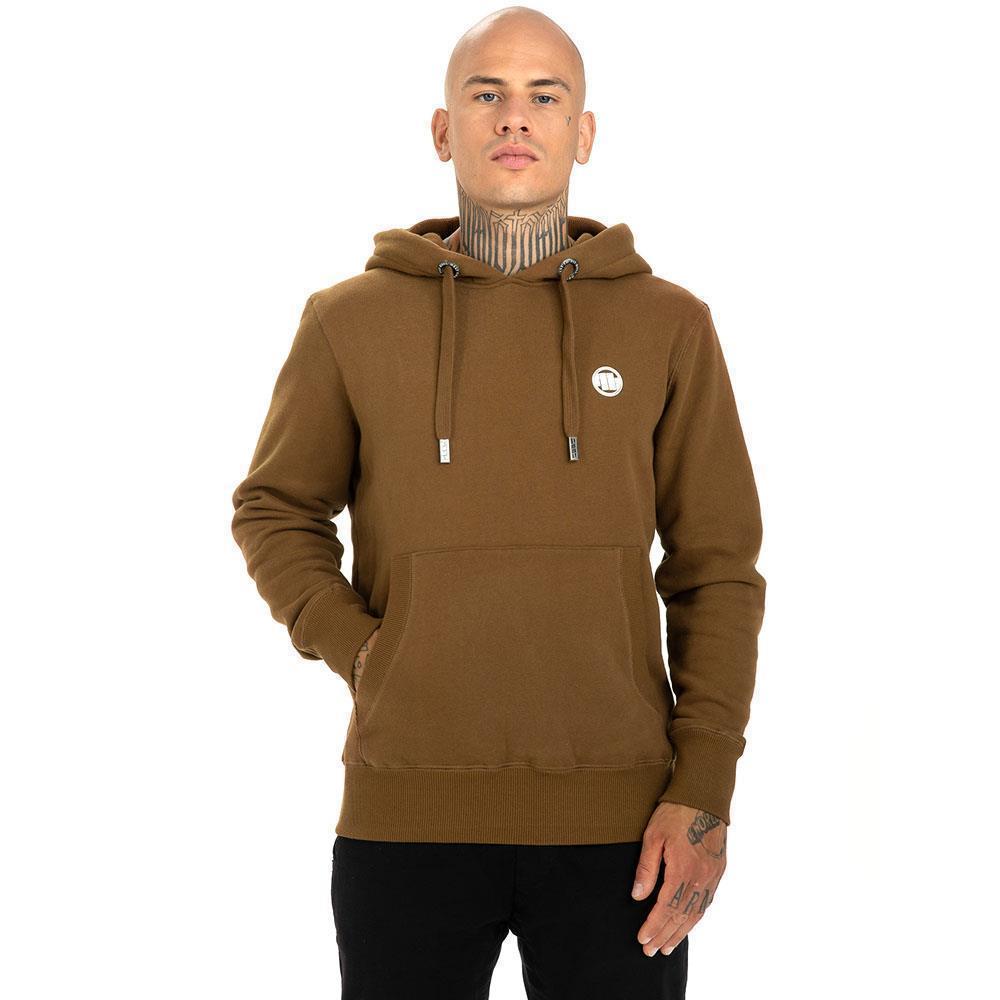 Pit Bull West Coast Hoody, Small Logo 21, braun, S
