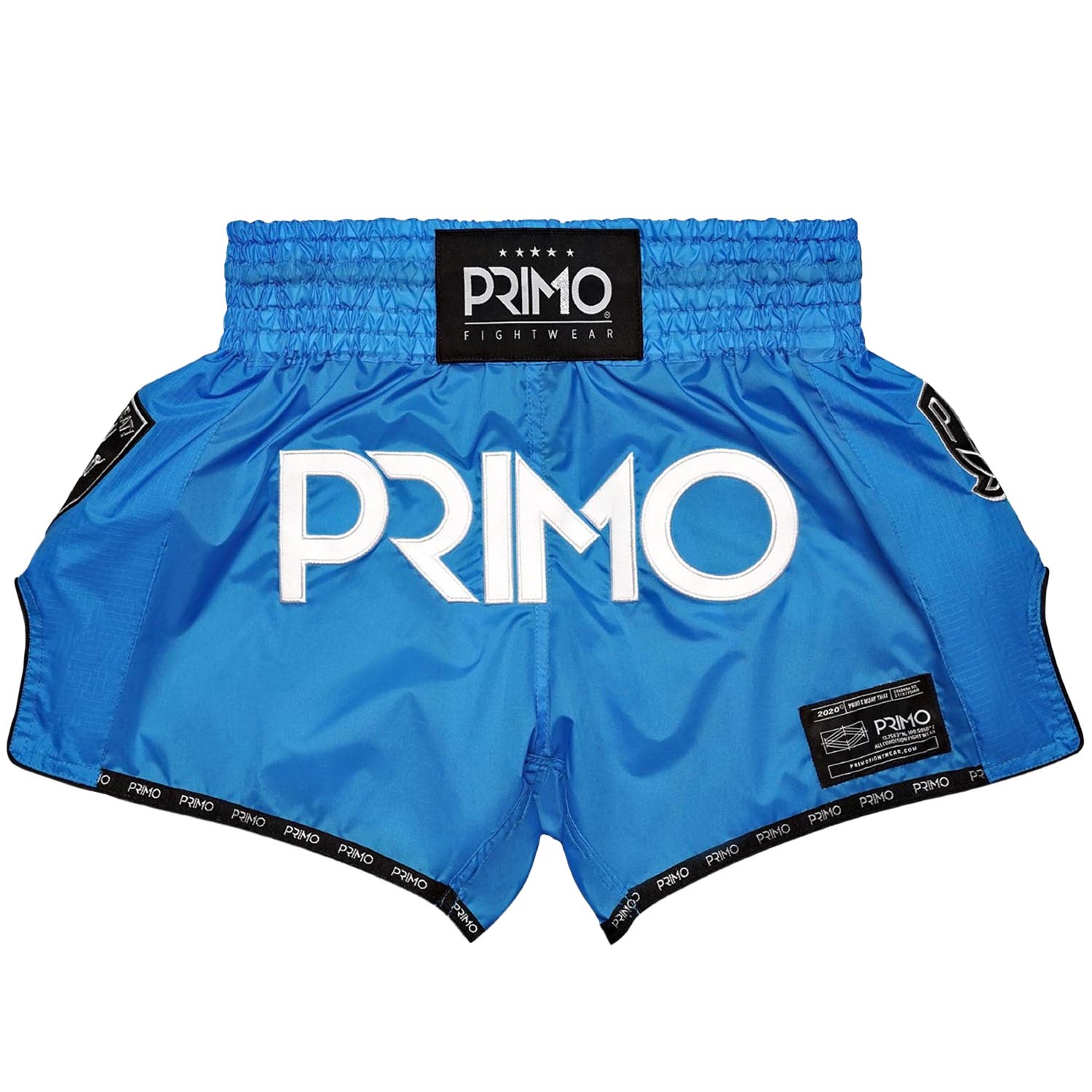 PRIMO Muay Thai Shorts, Blue Jay, blue