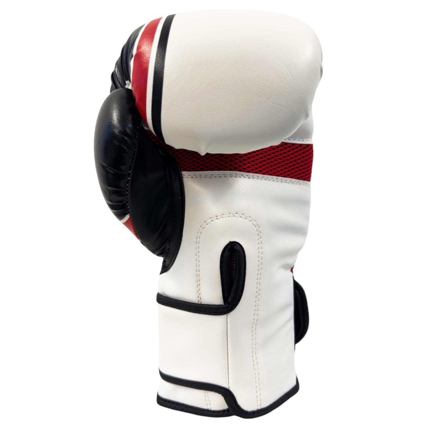 PX Boxing Gloves, Legacy, white-black-red, 10 Oz
