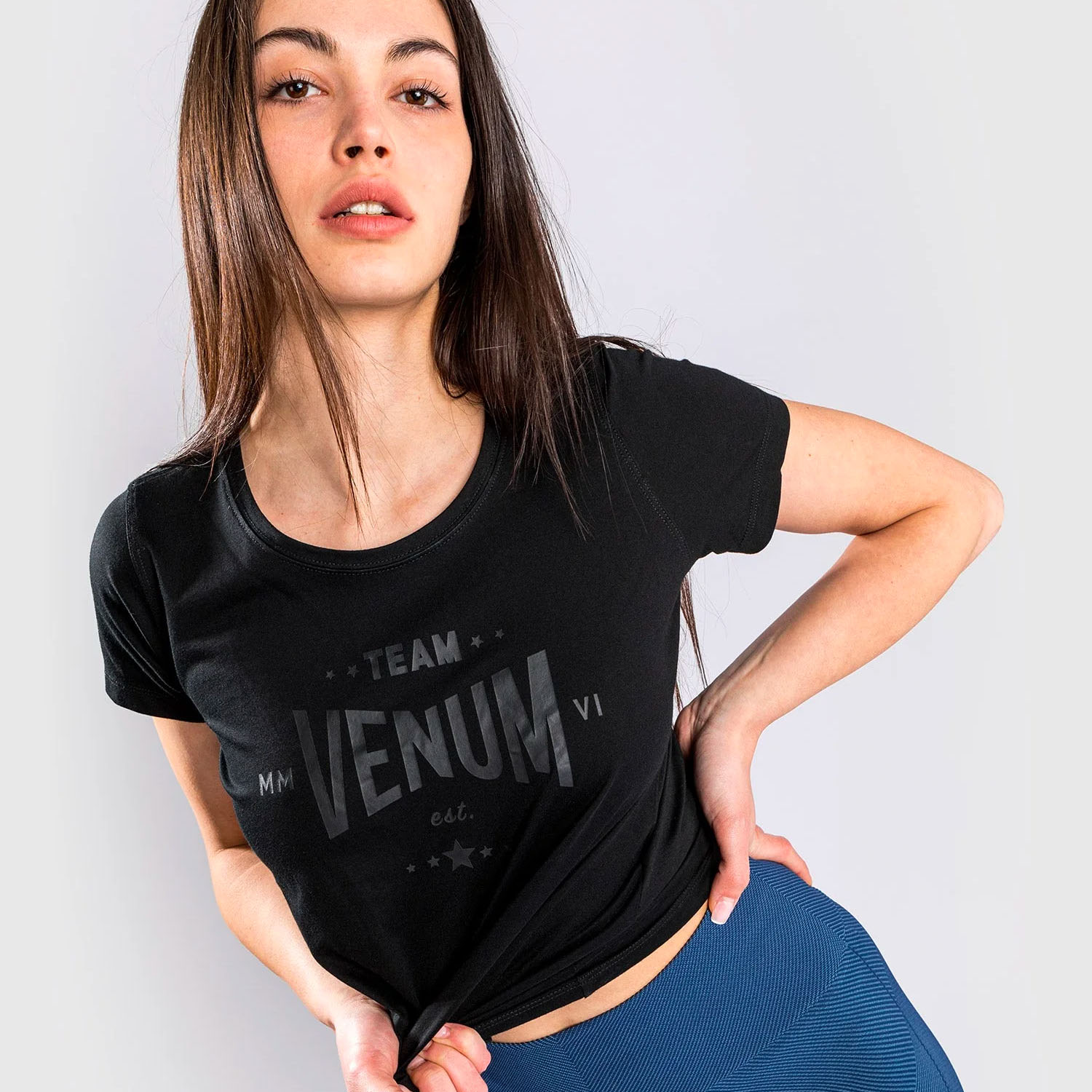 VENUM T-Shirt, Damen, Team 2.0, schwarz-schwarz, S